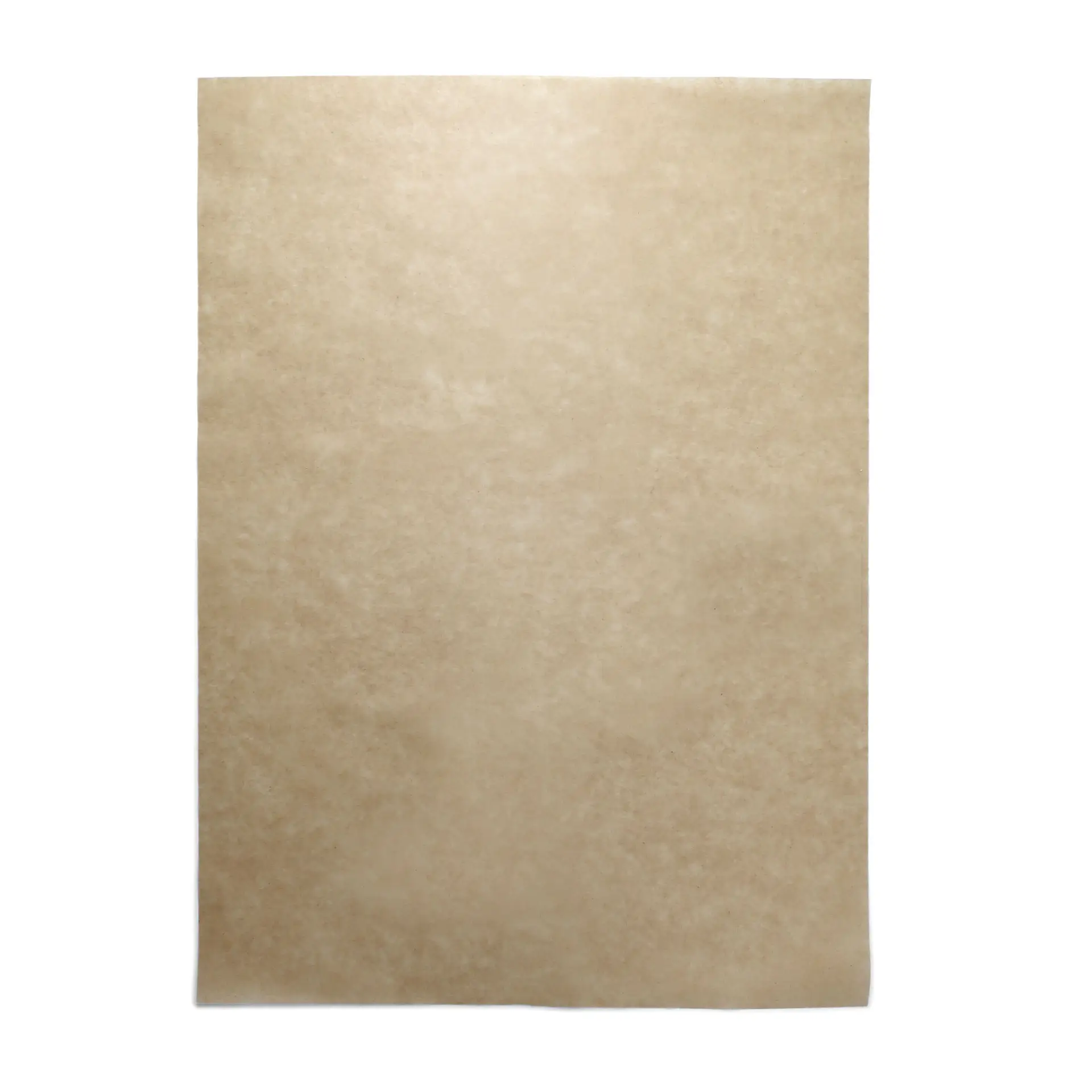 Papier kraft brun, prédécoupé à 37,5 x 50 cm, adapté aux aliments chauds, froids et gras.
