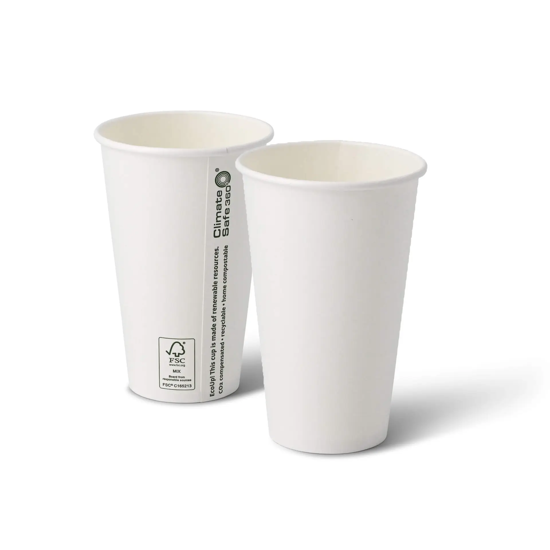 Gobelet en carton blanc, 40 cl / 16 oz, Ø 90 mm Gobelet en carton blanc, 40 cl / 16 oz, Ø 90 mm