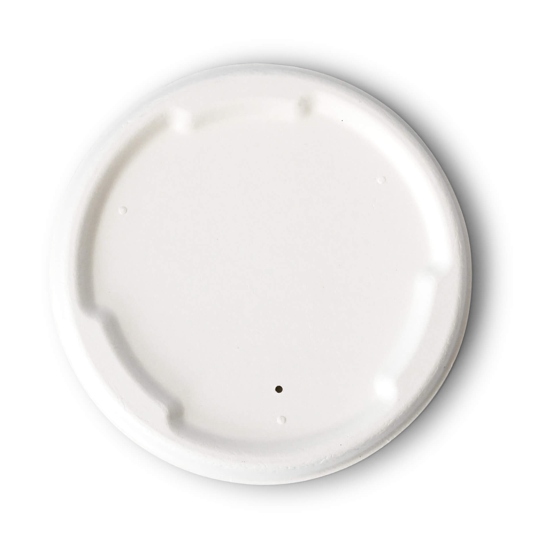 Zuckerrohr-Deckel Ø 135 mm, weiß, rund