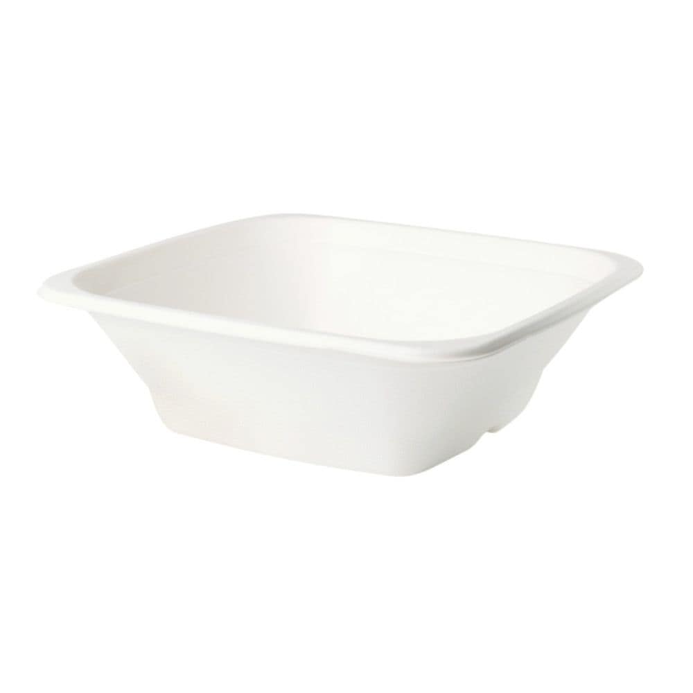 Zuckerrohr-Schalen 800 ml, 18 x 18 x 7 cm, quadratisch