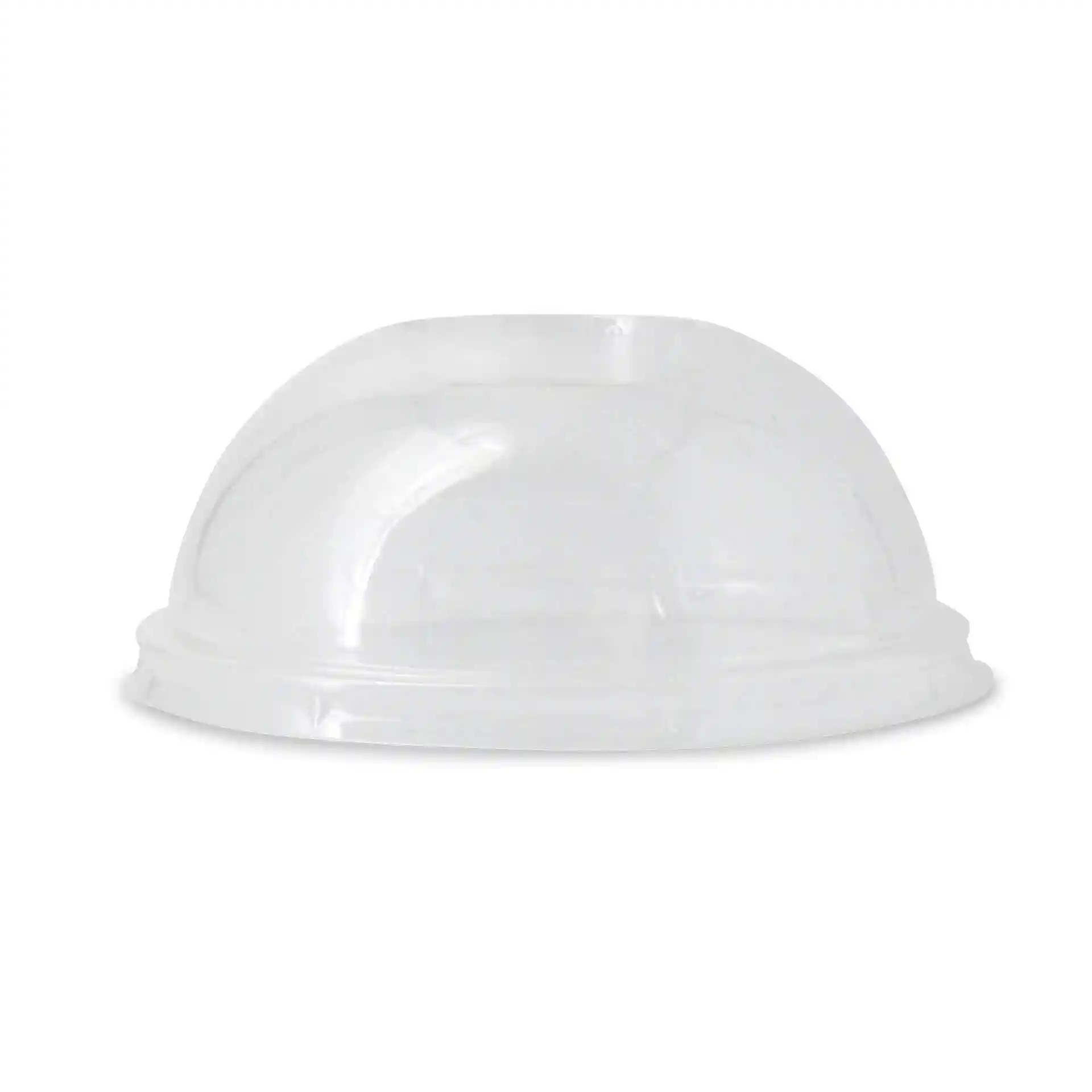 Couvercle en PLA transparent avec une hauteur de 40 mm et un diamètre de 95 mm.
