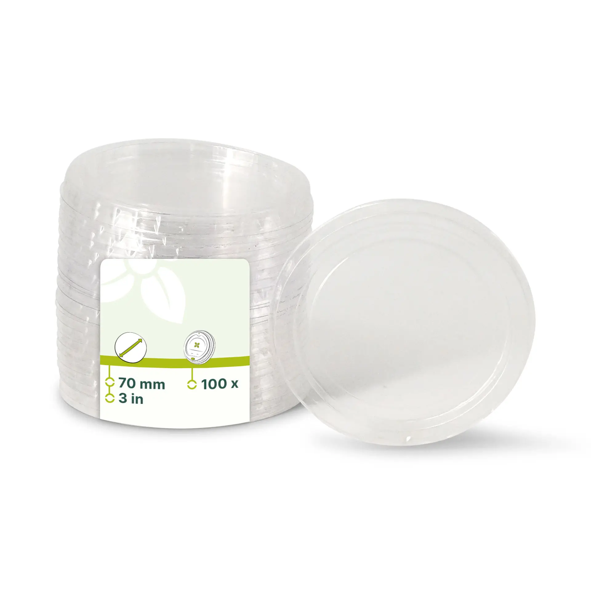 Couvercle en PLA, Ø 70 mm
