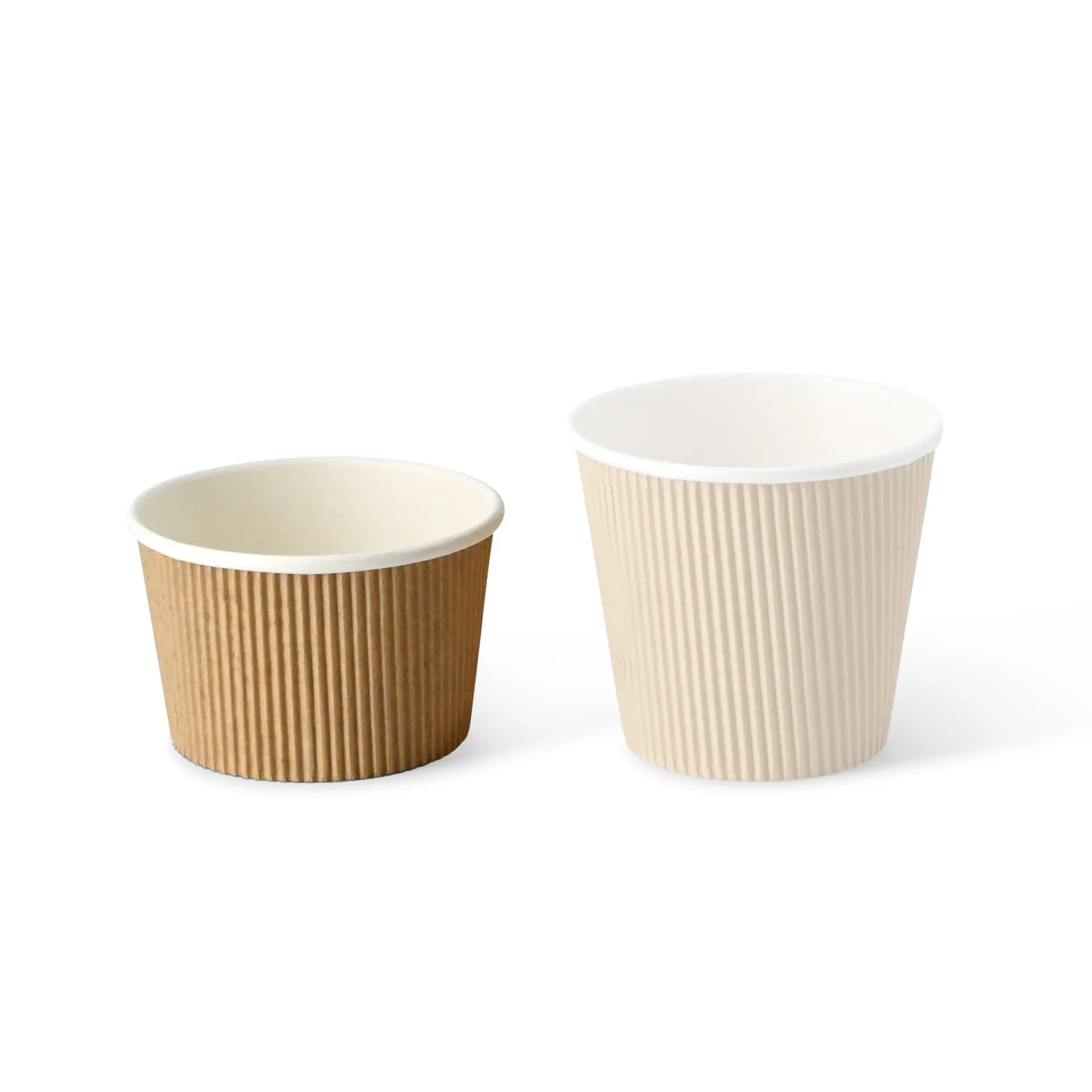 Pot à soupe en carton ondulé brun, 375 ml / 17 oz, Ø 116 mm Pot à soupe en carton ondulé brun, 375 ml / 17 oz, Ø 116 mm