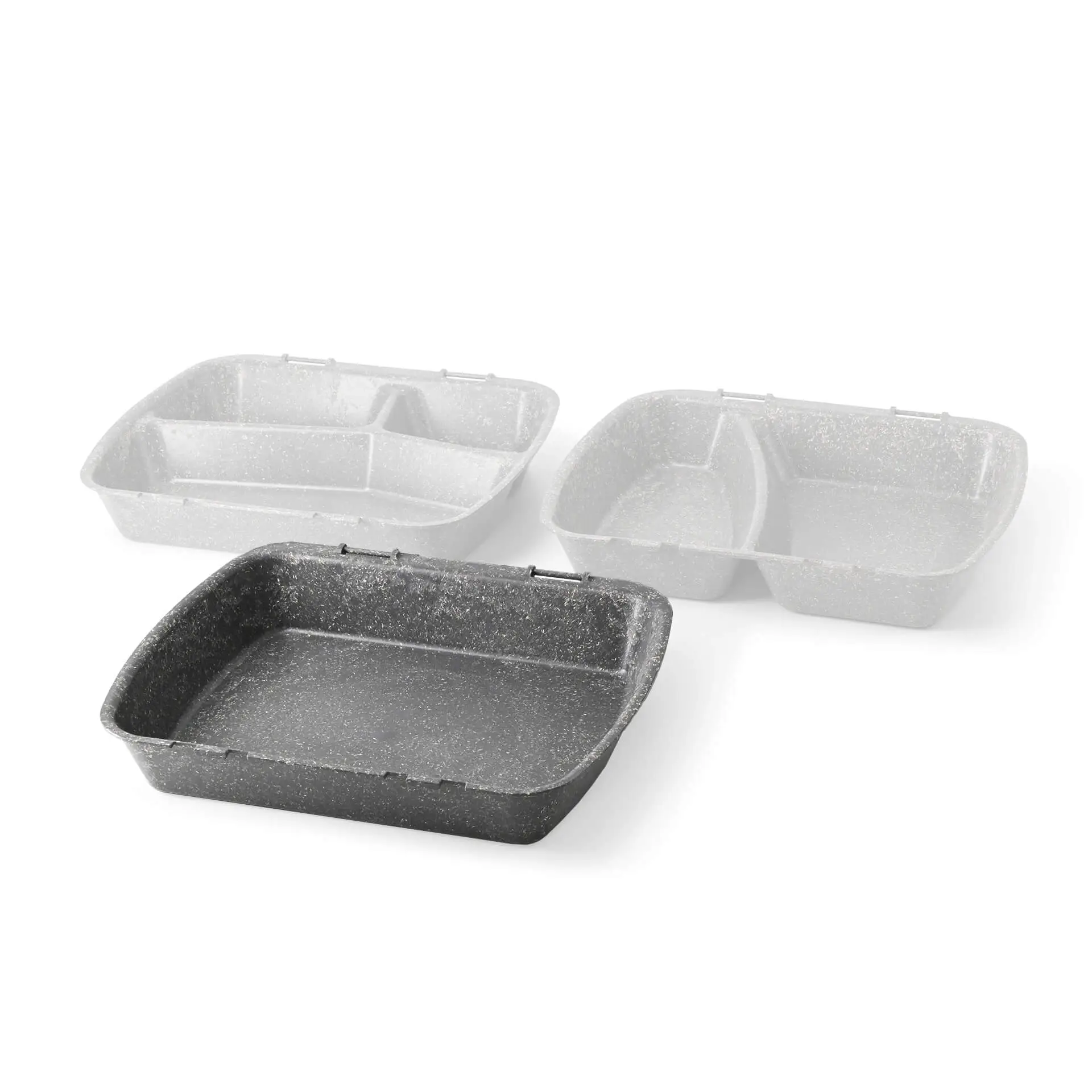 Contenant réutilisable «merways-Box» poivre / gris 24,5 x 20 x 4,5cm, HP4 dfc008241-mehrweg-menuebehaelter-merways-box-245-x-20-x-45-cm-hp4-pfeffer-grau-9