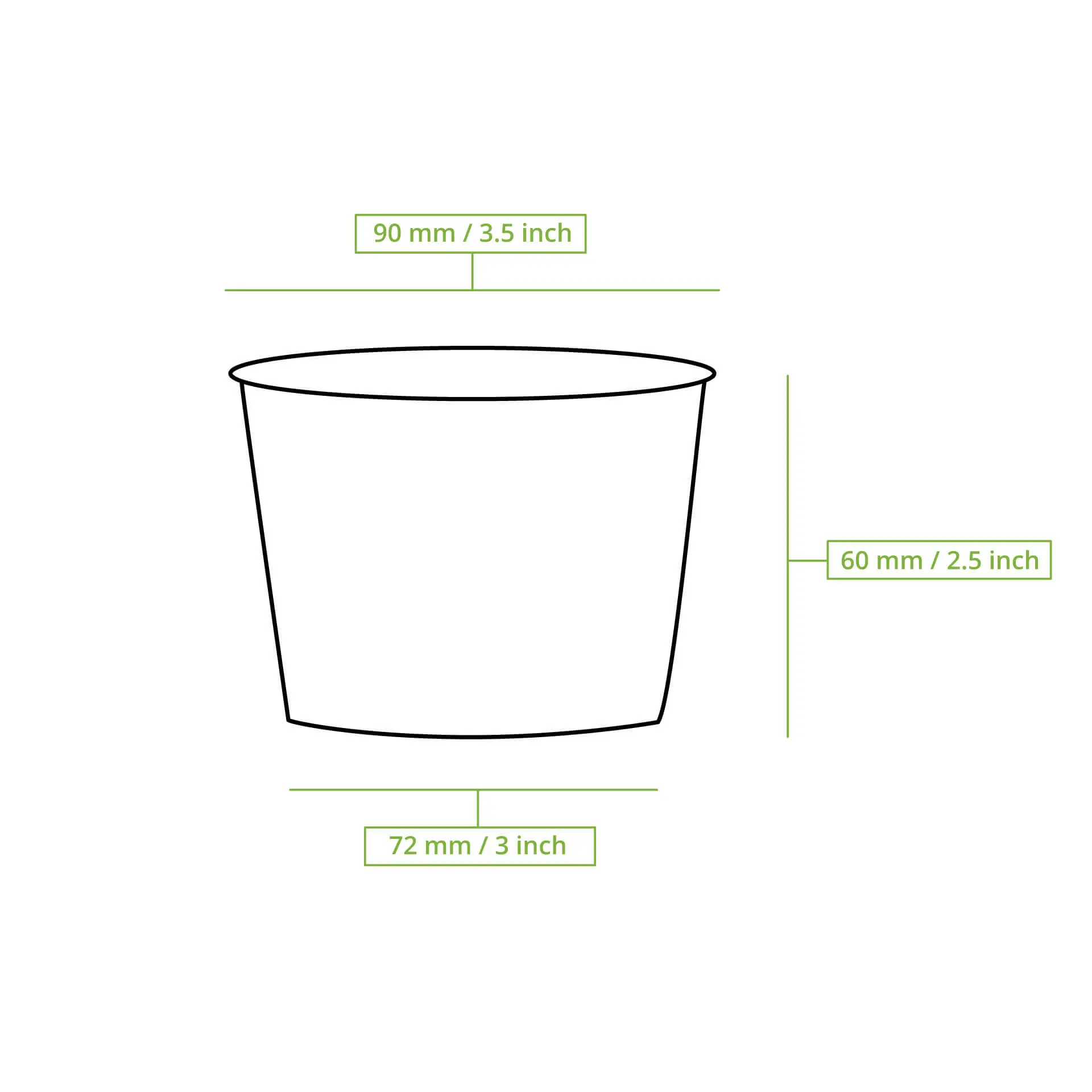 Pot à soupe à emporter en carton (Premium) 200 ml / 8 oz, Ø 90 mm, brun Pot à soupe à emporter en carton (Premium) 200 ml / 8 oz, Ø 90 mm, brun