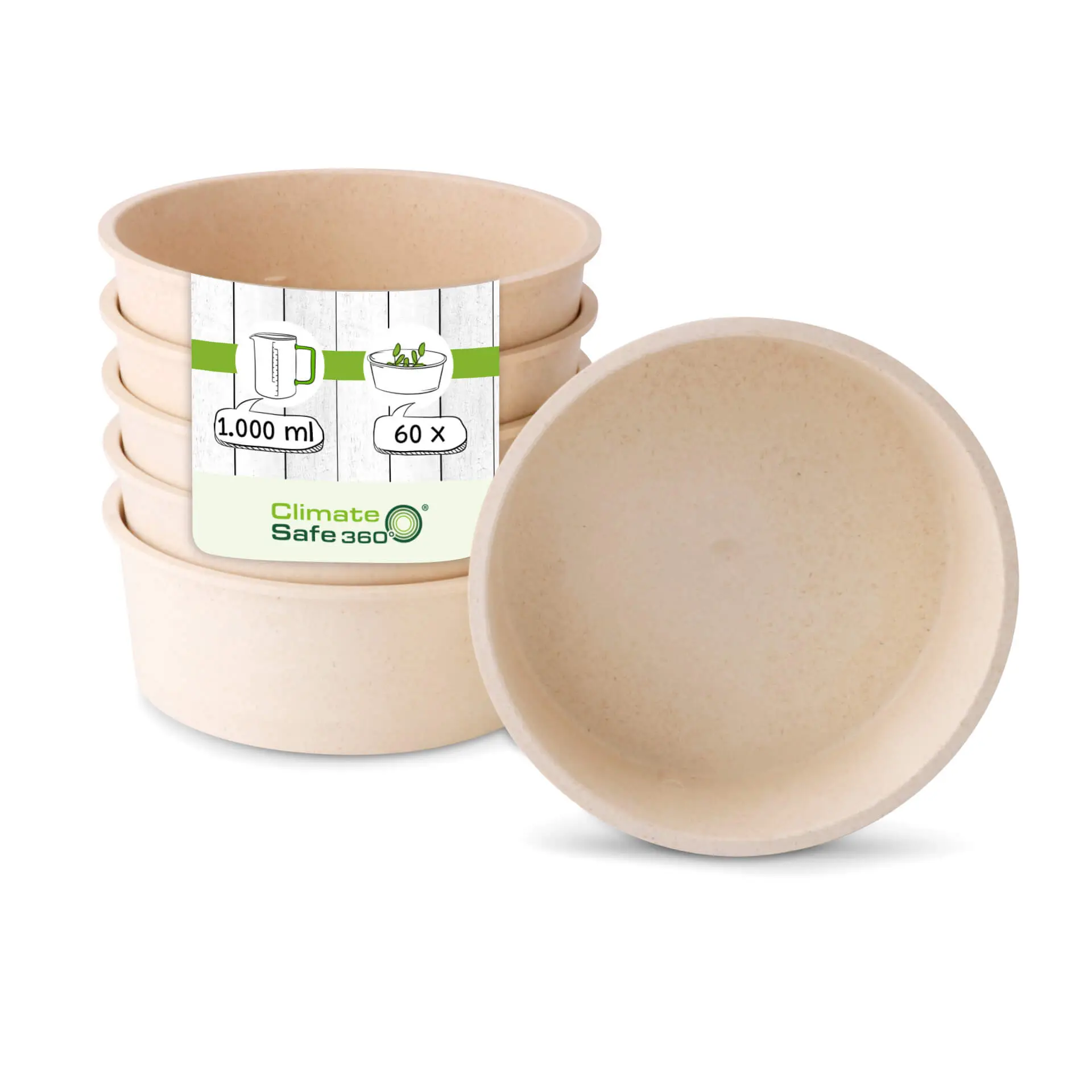 Bol réutilisable "merways Bowl" 1000 ml, Ø 185 mm, cajou / blanc crème dfc00803-mehrweg-schalen-merways-bowl-1000-ml-185-mm-cashew-creme-weiss