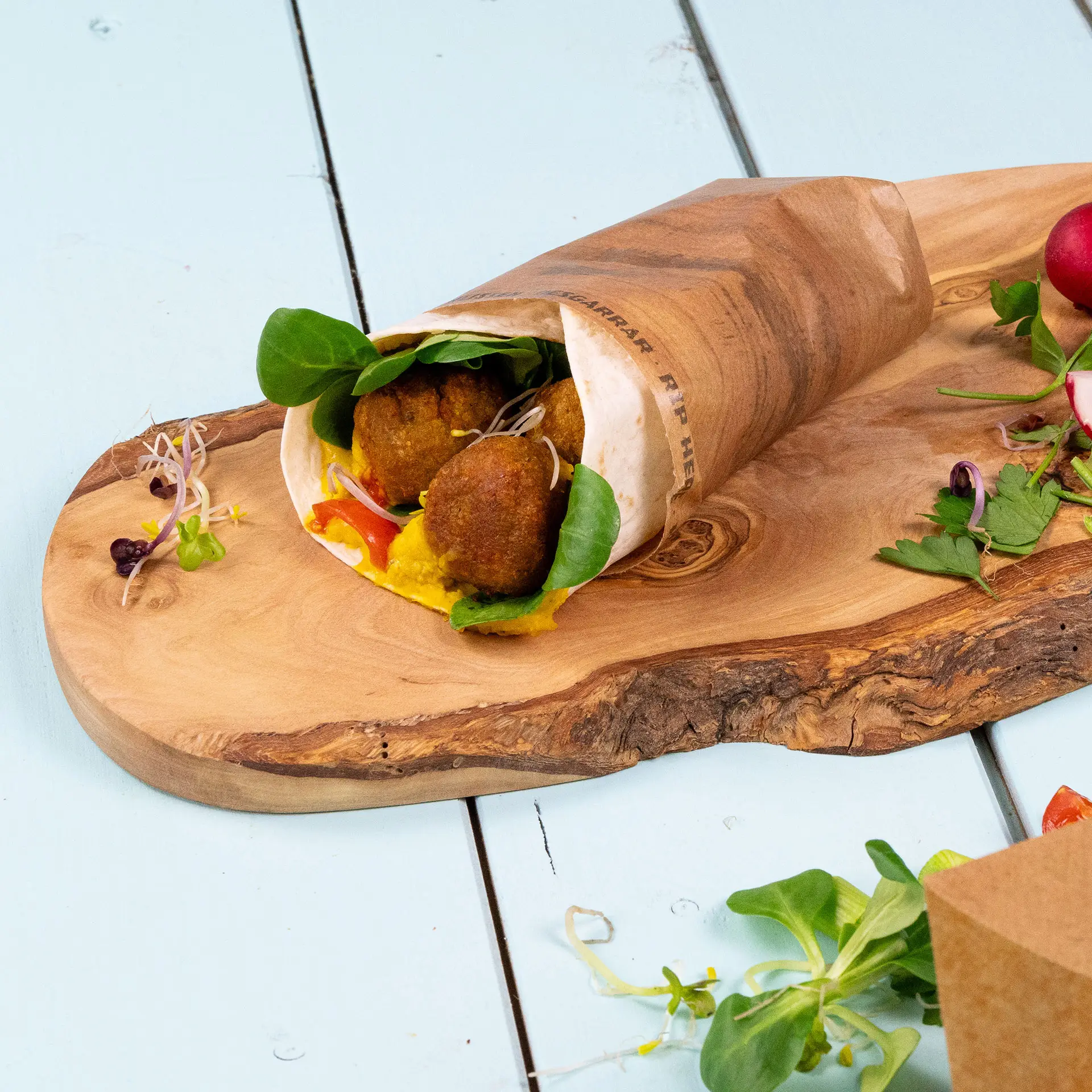 Sachet à burrito avec perforation, 19,5 x 30 cm Sachet à burrito avec perforation, 19,5 x 30 cm