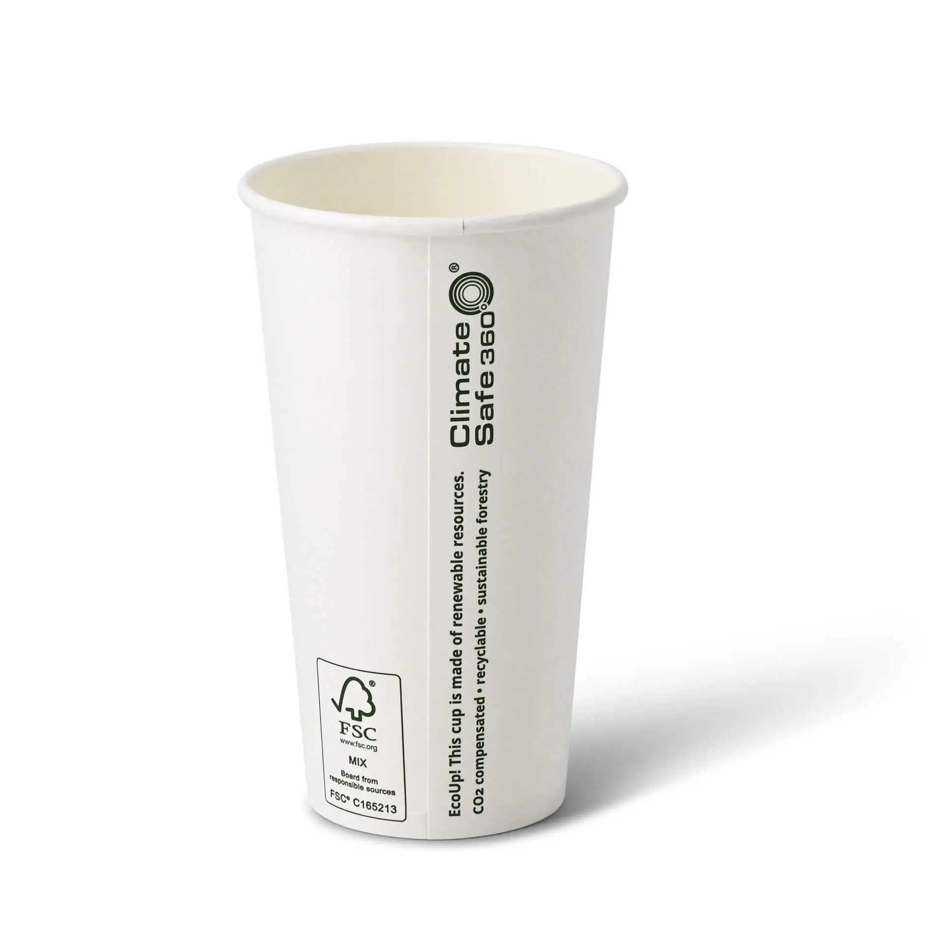 Gobelet en carton blanc 50 cl / 20 oz, Ø 90 mm dhd045491-pappbecher-500-ml-20-oz-90-mm-weiss-2