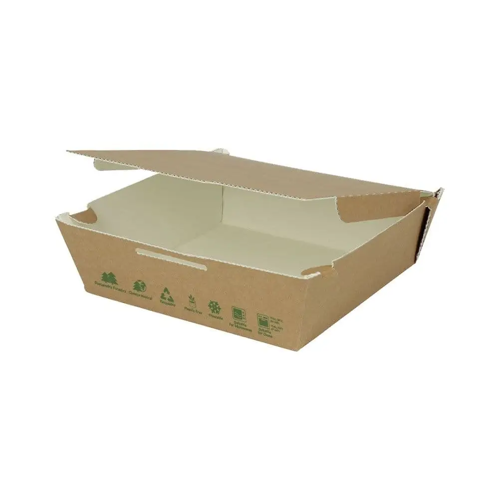 Boite carton kraft résistante à la chaleur, revêtement bio, 1700 ml dfc042611-take-away-boxen-aus-karton-1700-ml-hitzebestaendig-braun-biobeschichtet-1