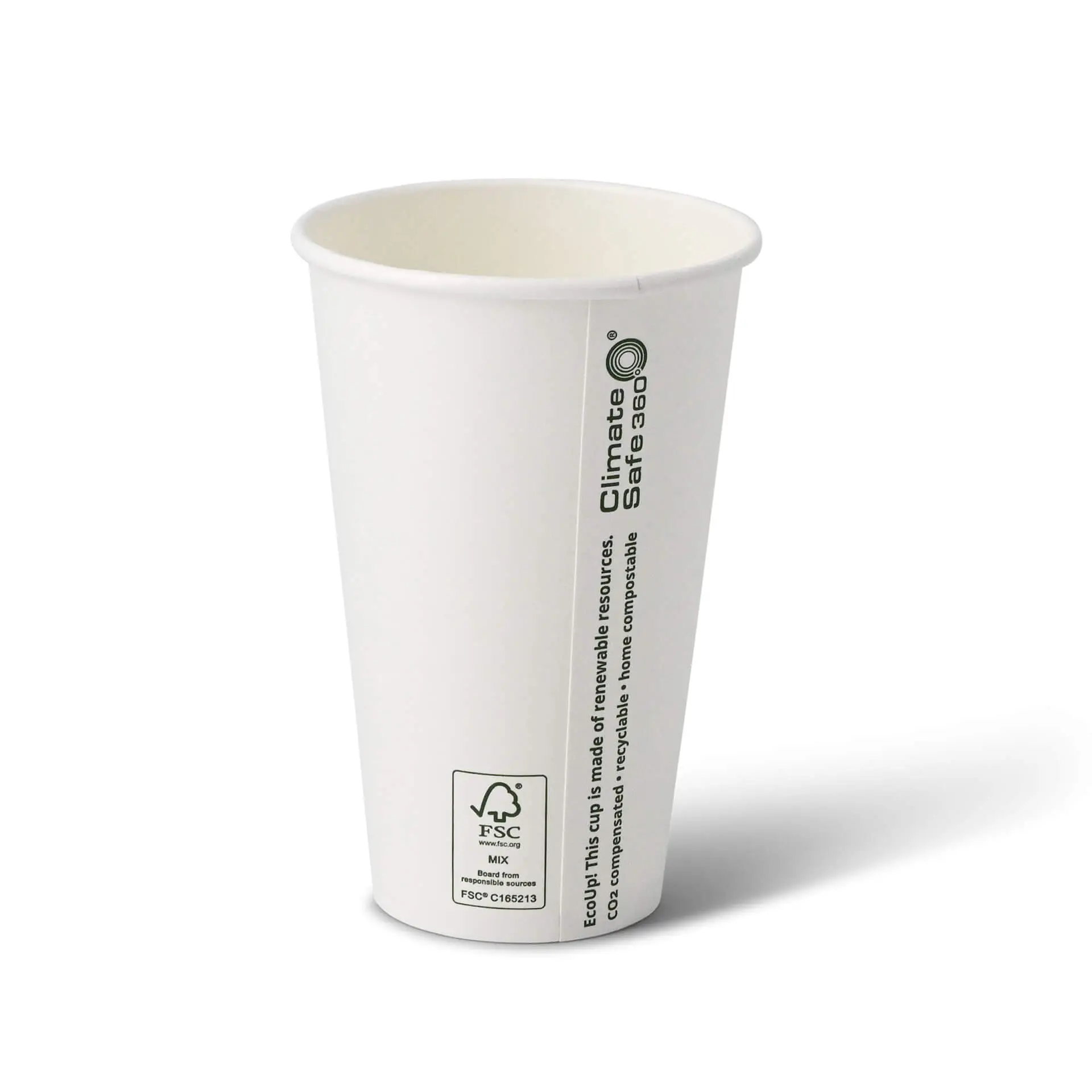 Gobelet en carton blanc, 40 cl / 16 oz, Ø 90 mm dhd045451-pappbecher-400-ml-16-oz-90-mm-weiss-2