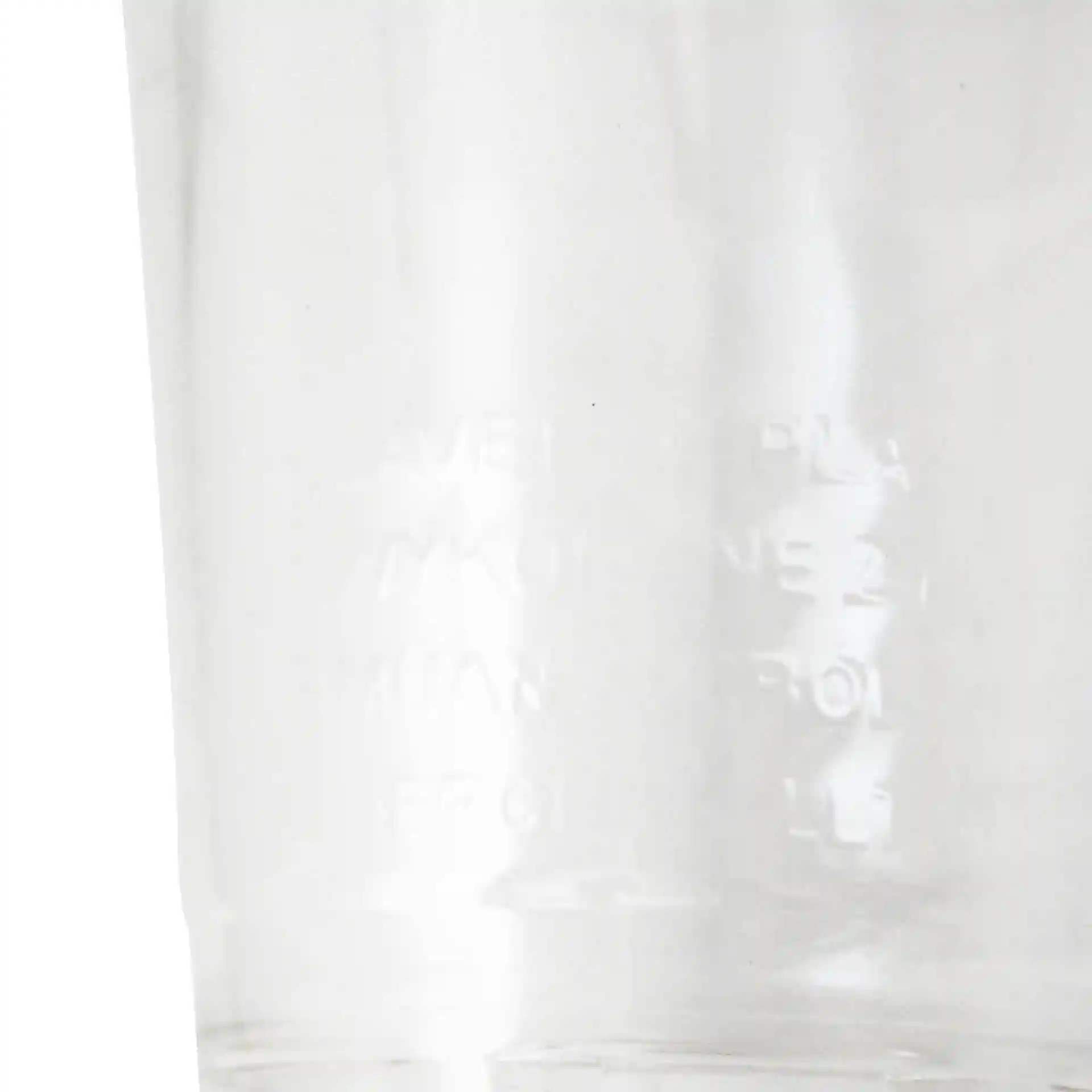 Gobelet rPET transparent de 8 oz avec un diamètre de 95 mm et des marquages visibles sur la surface.