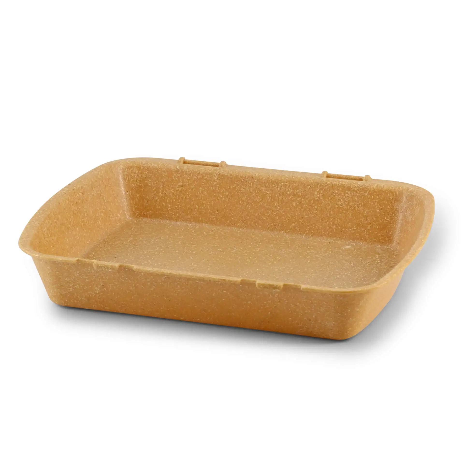 Contenant réutilisable merways Box caramel / brun, 24,5 x 20 x 4,5cm, HP4 dfc008401-mehrweg-menuebehaelter-merways-box-245-x-20-x-45-cm-hp4-karamell-braun-1
