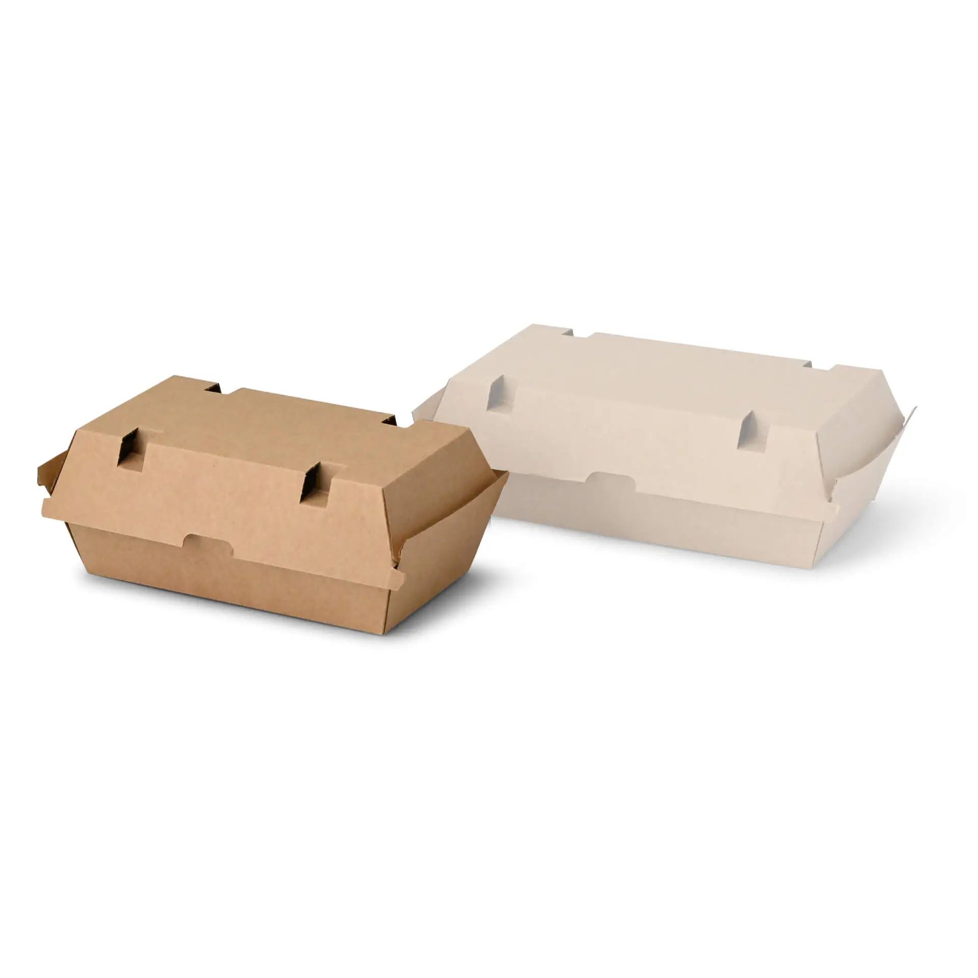 Boite à sandwich en carton kraft brun, 21,4 x 11,4 x 8,5 cm Boite à sandwich en carton kraft brun, 21,4 x 11,4 x 8,5 cm