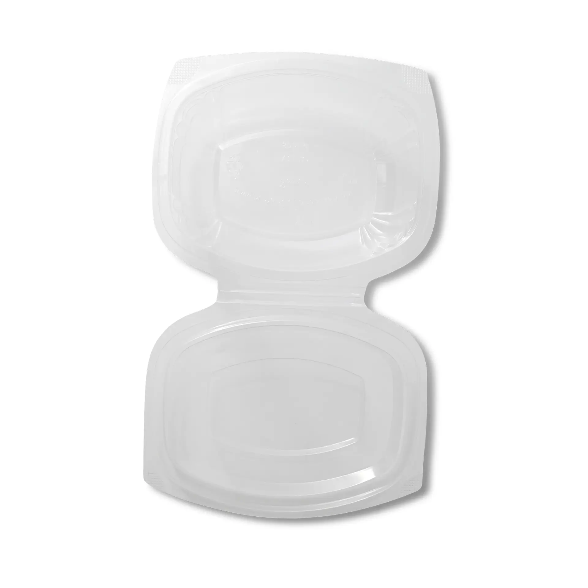 Barquette avec couvercle charnière en PLA, 500 ml dfc01931-pla-feinkost-schalen-500-ml-klappdeckel-rechteckig-4