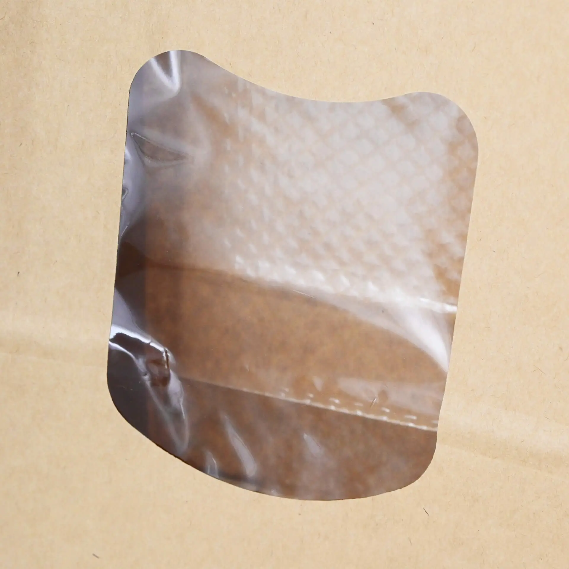 Sac SOS kraft brun L, fenêtre PLA et fermeture, 15,5 x 7 x  24,2 cm dre02790-blockbeutel-m-fenster-l-155-x-7-x-242-cm-pla-folie-braun-clipband-kraftpapier-4