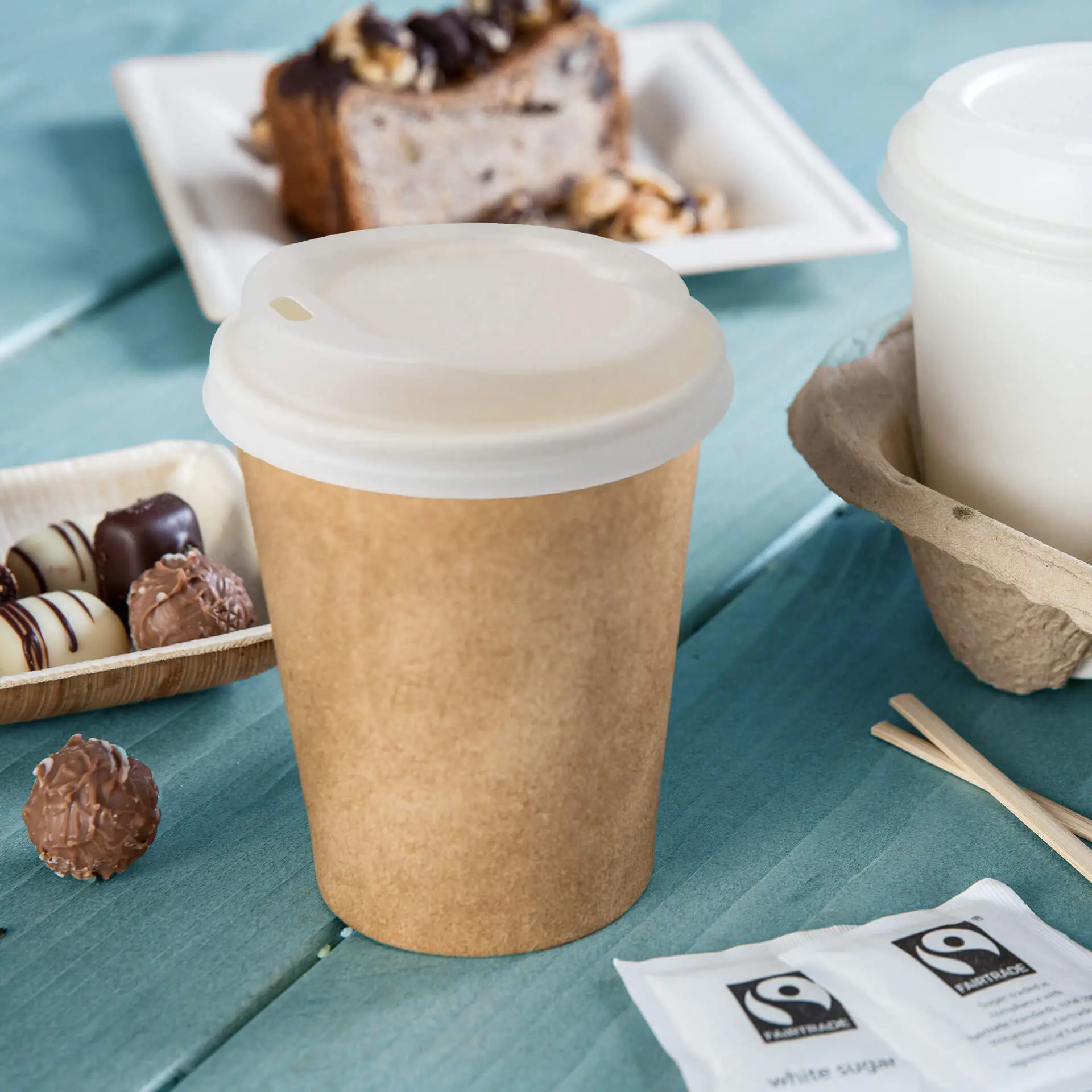 Couvercle en CPLA blanc avec trou, Ø 80 mm dhd044811-cpla-deckel-80-mm-weiss-trinkoeffnung-6