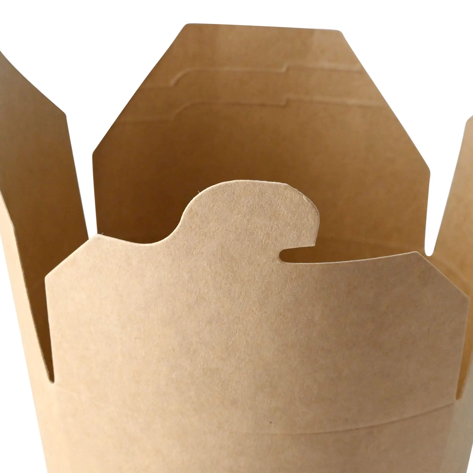 Boite à pâtes en carton kraft brun, revêtement PLA, 650 ml Boite à pâtes en carton kraft brun, revêtement PLA, 650 ml