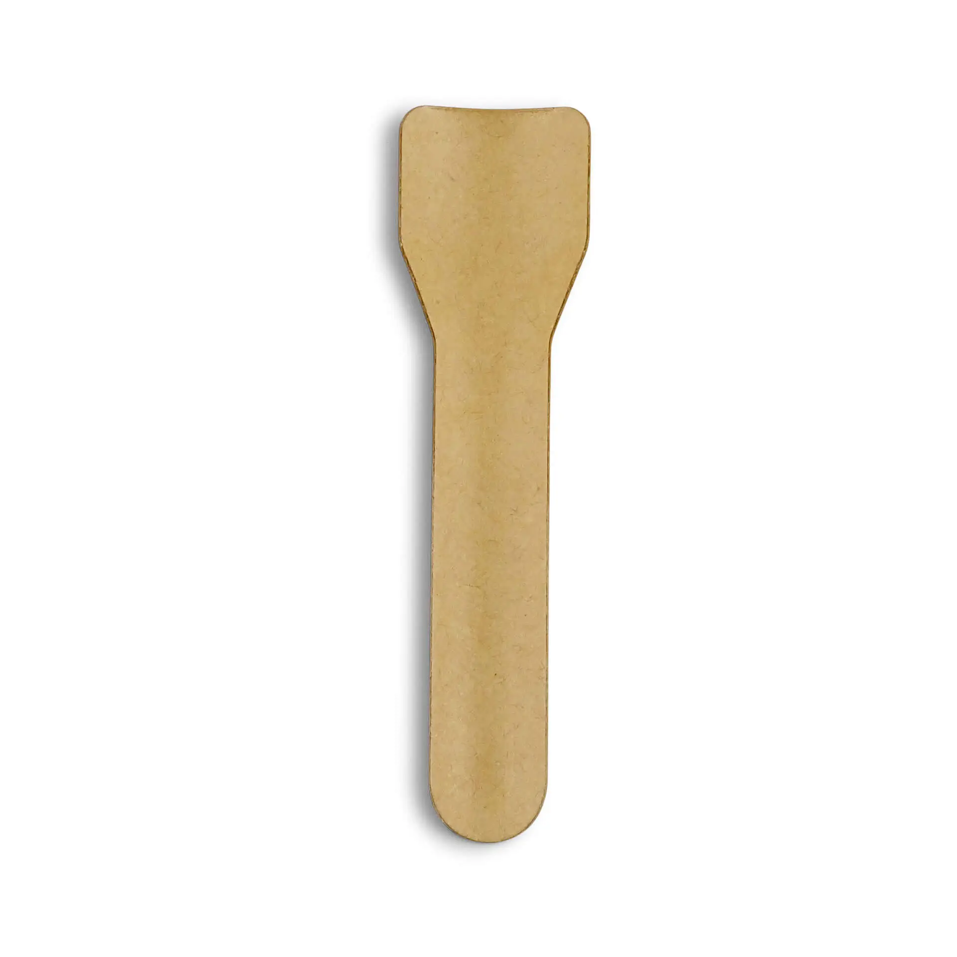 Spatule à glace en papier brun, 9,5 cm Spatule à glace en papier brun, 9,5 cm