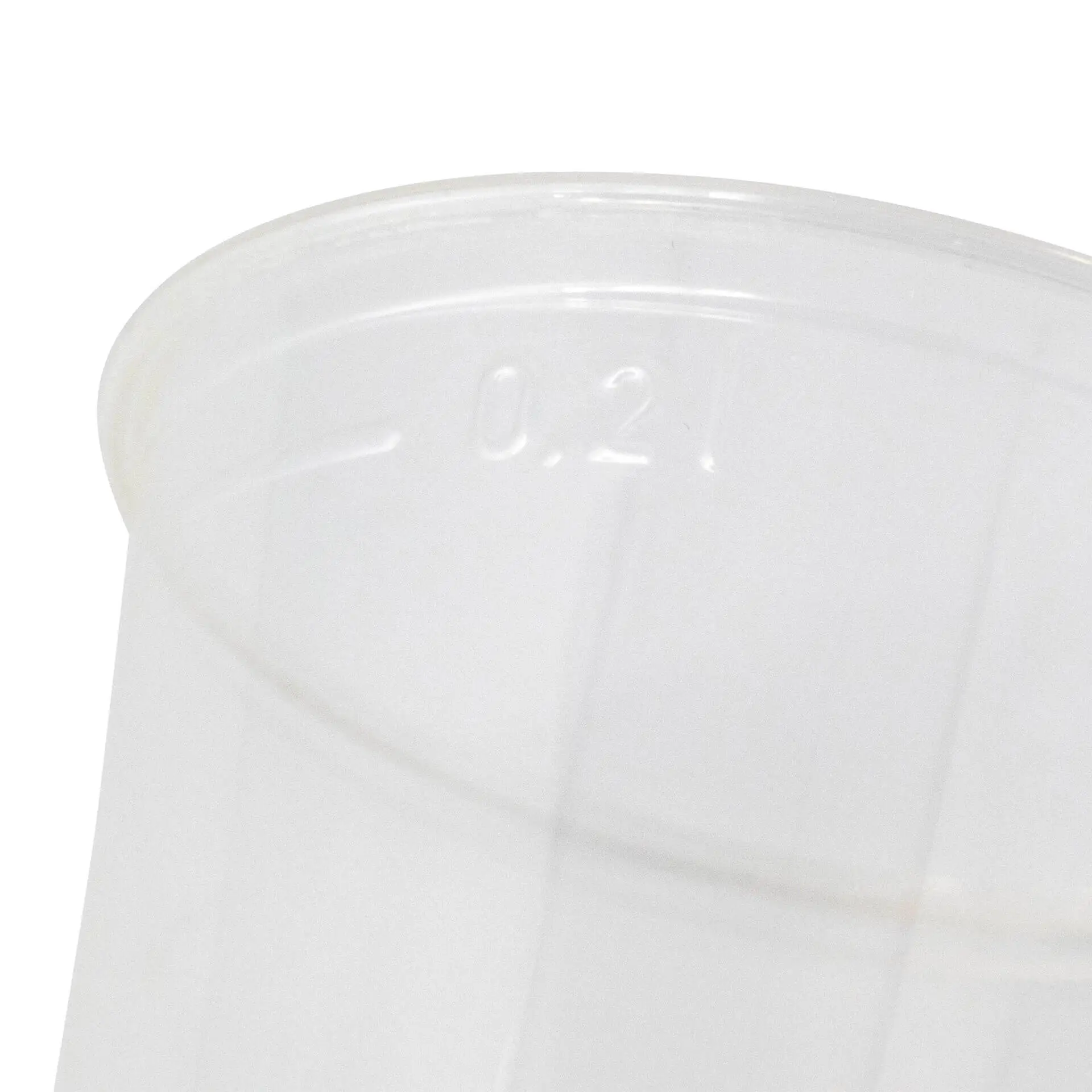 Gobelets en plastique personnalisés 200 ml / 8 oz, transparents, PLA