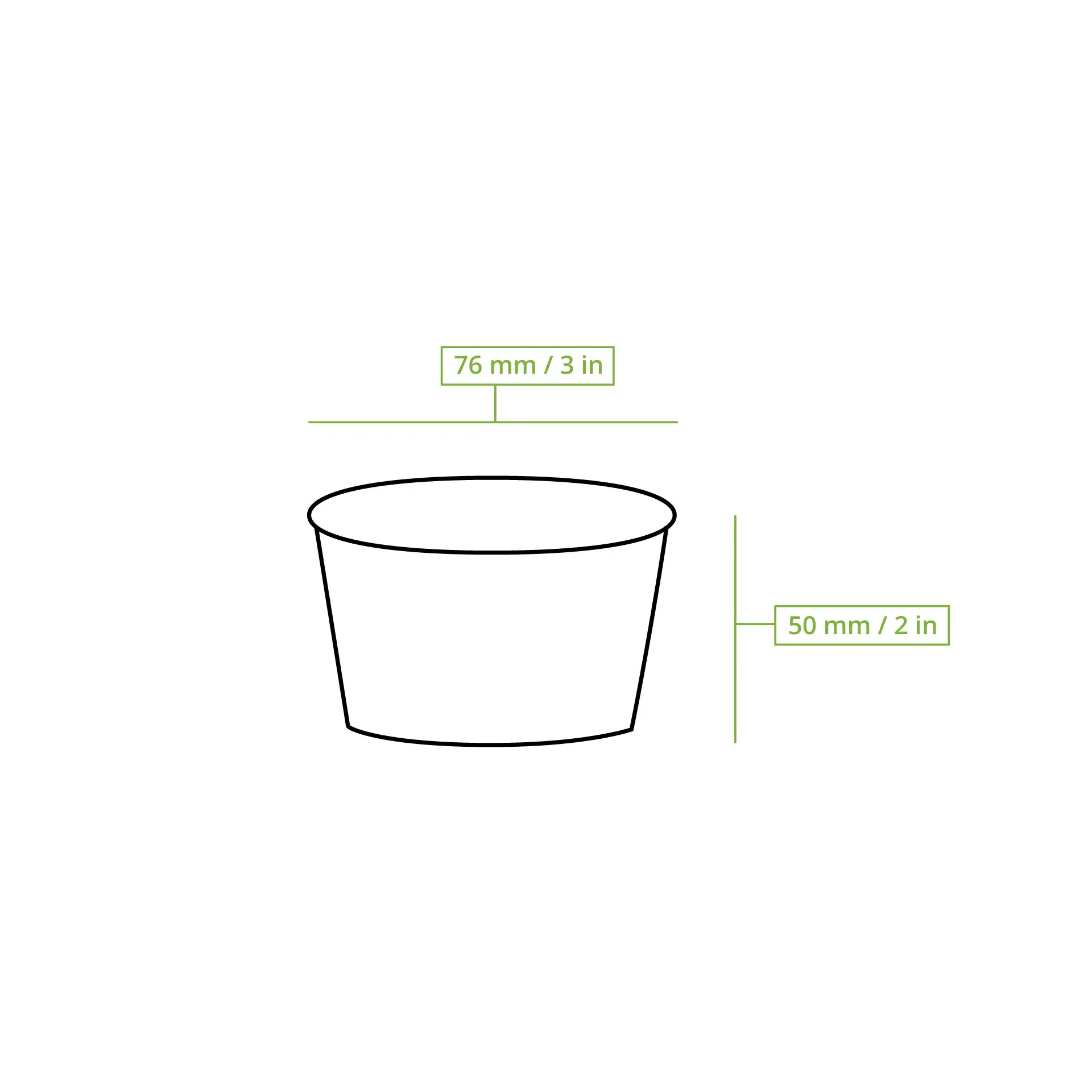 Pot de glace en carton 75 ml, max. 130 ml, Ø 76 mm, blanc Pot de glace en carton 75 ml, max. 130 ml, Ø 76 mm, blanc