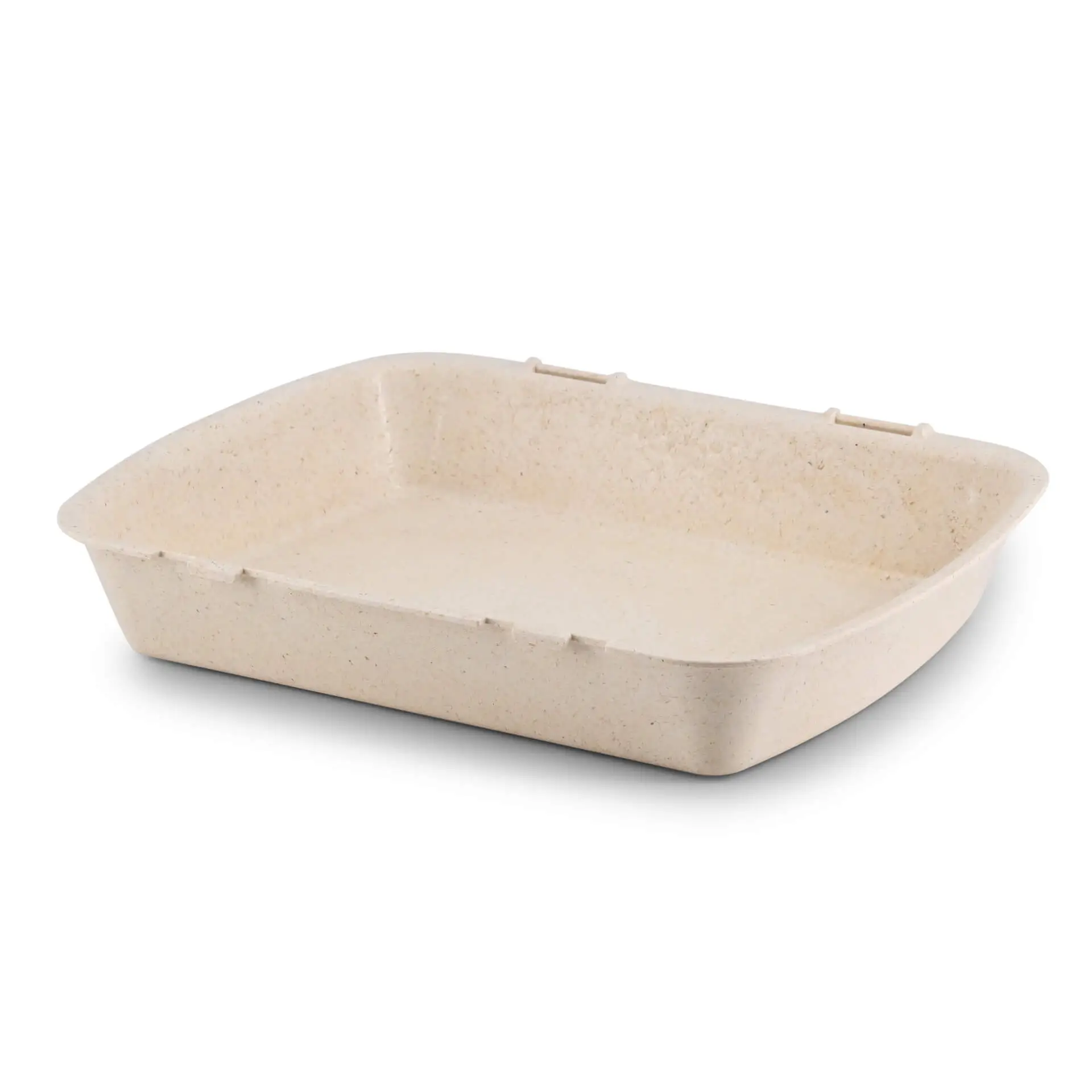 Contenant réutilisable merways Box cajou / blanc crème, 24,5 x 20 x 4,5cm, HP4 dfc008391-mehrweg-menuebehaelter-merways-box-245-x-20-x-45-cm-hp4-cashew-creme-weiss-1
