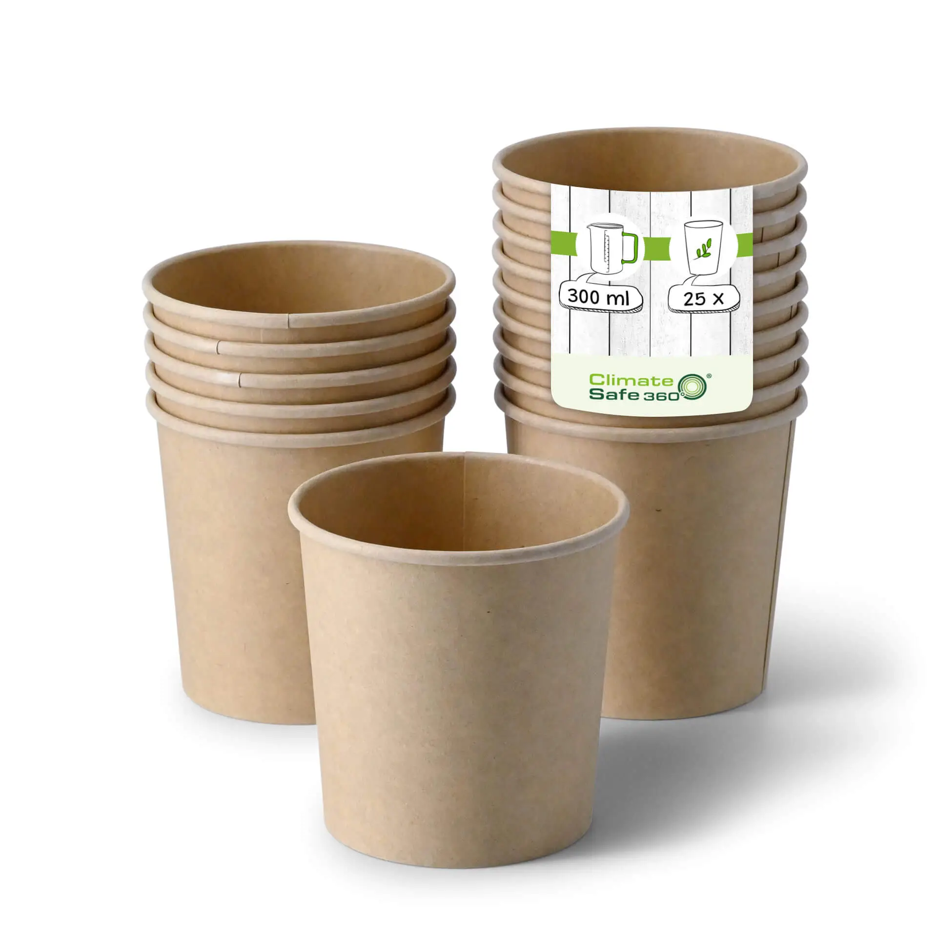 Pot à soupe à emporter en carton 300 ml / 12 oz, Ø 90 mm, brun Pot à soupe à emporter en carton 300 ml / 12 oz, Ø 90 mm, brun