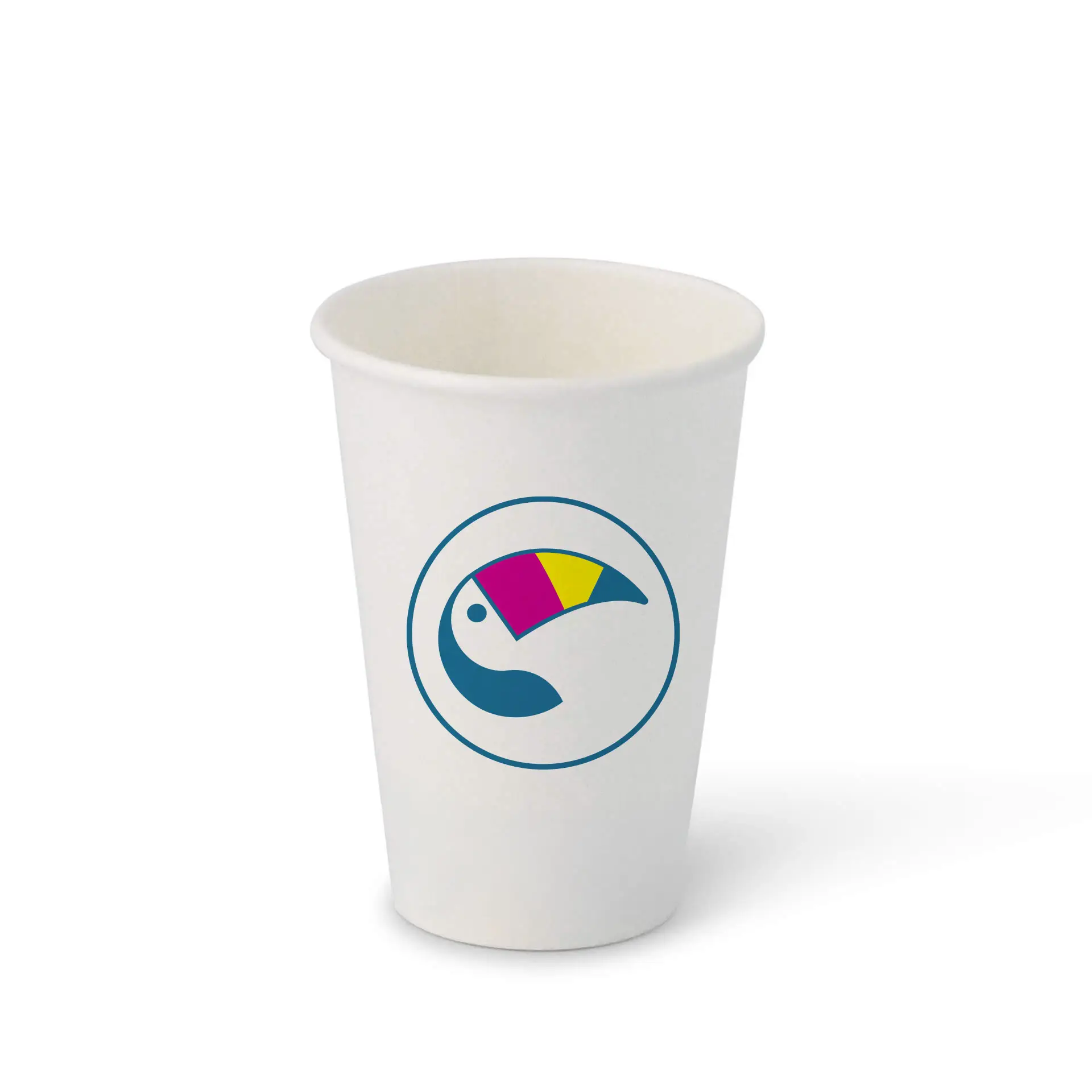 Gobelets en carton avec logo (simple paroi), 200 ml / 8 oz, blanc, barrière à base d’eau Gobelets en carton avec logo (simple paroi), 200 ml / 8 oz, blanc, barrière à base d’eau