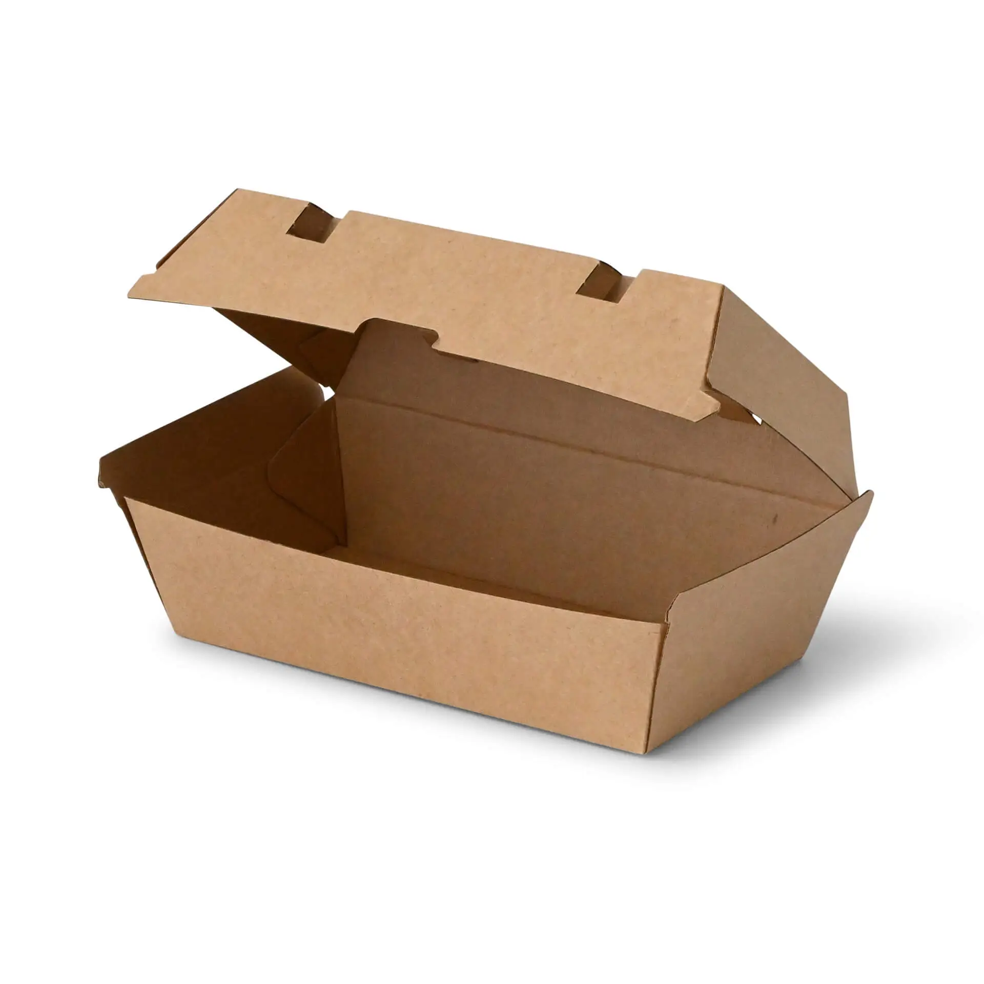 Boite à sandwich en carton kraft brun, 21,4 x 11,4 x 8,5 cm Boite à sandwich en carton kraft brun, 21,4 x 11,4 x 8,5 cm
