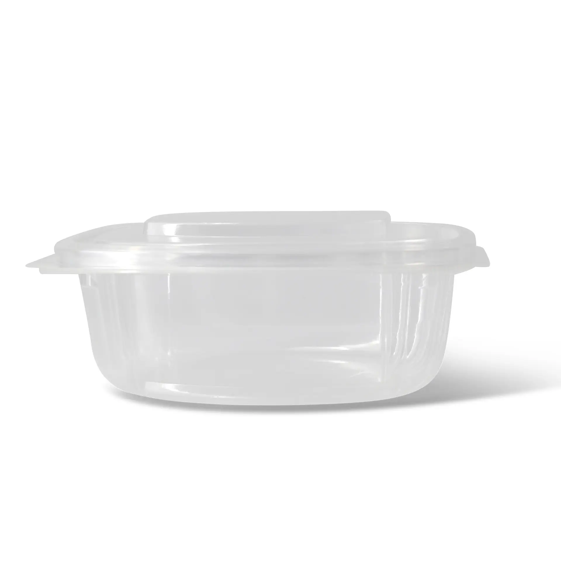 Barquette avec couvercle charnière en PLA, 500 ml dfc01931-pla-feinkost-schalen-500-ml-klappdeckel-rechteckig-3