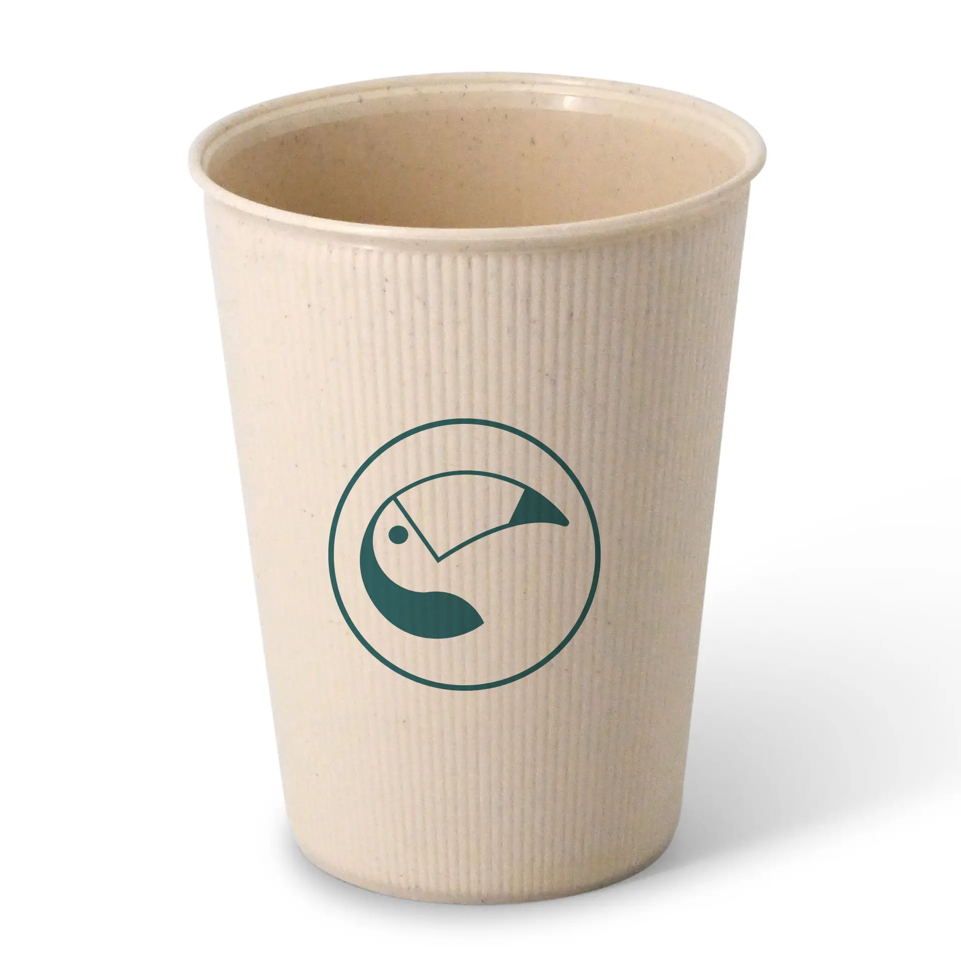 Gobelet réutilisable personnalisé, effet gaufré, 400 ml / 16 oz, Ø 90 mm Gobelet réutilisable personnalisé, effet gaufré, 400 ml / 16 oz, Ø 90 mm