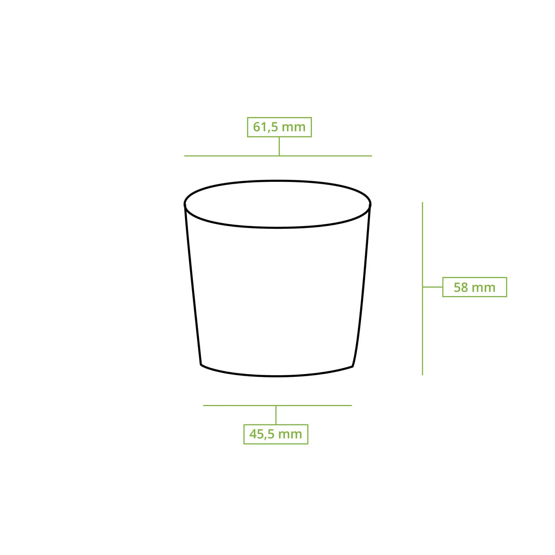 Petit pot en carton (revêtu de PE) 75 ml, Ø 62 mm, marron con50003-01-1-portionsbecher-aus-karton-beschichtet-75-ml-62-mm-braun-7