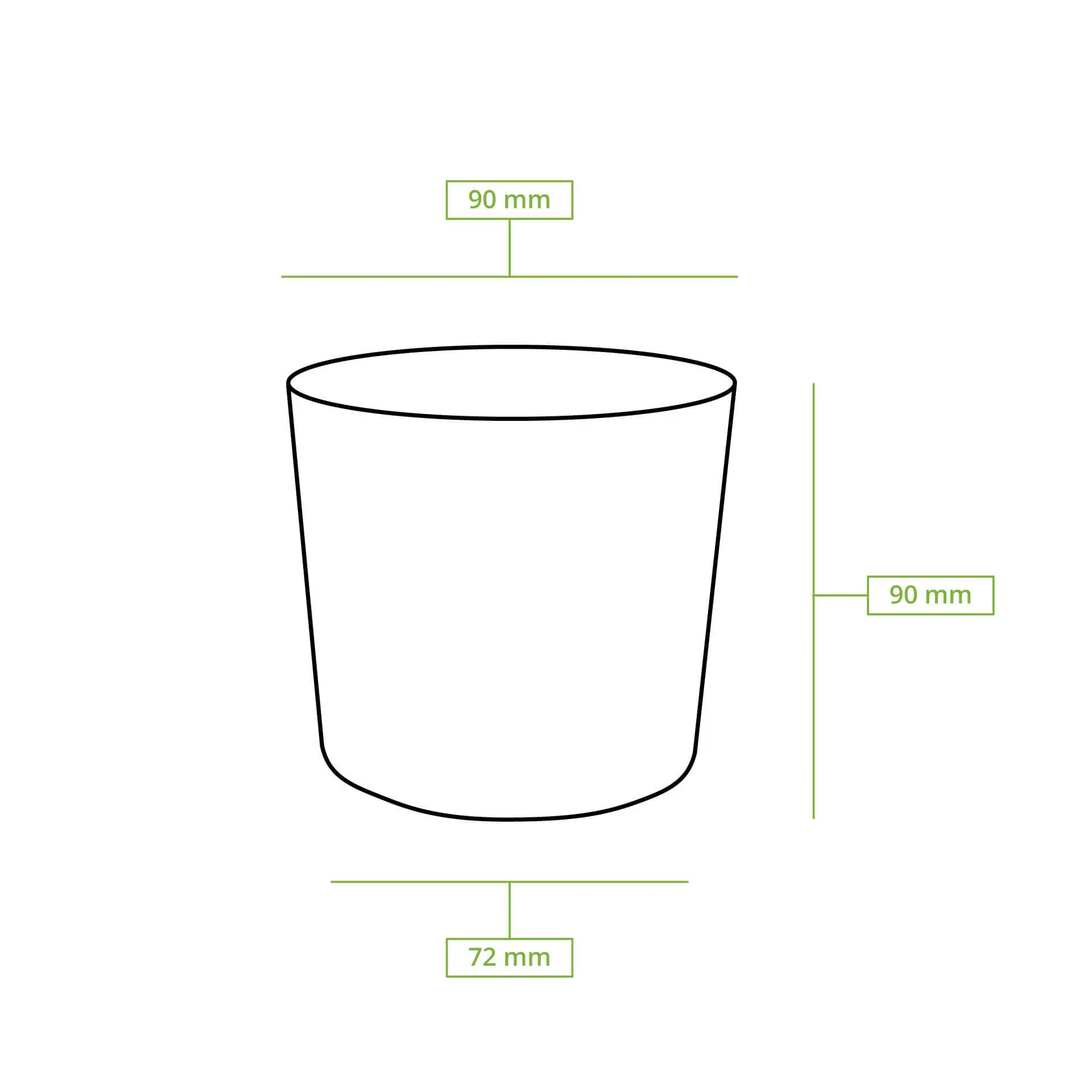 Gobelet à soupe à emporter en carton (Premium) 300 ml / 12 oz, Ø 90 mm, blanc Gobelet à soupe à emporter en carton (Premium) 300 ml / 12 oz, Ø 90 mm, blanc