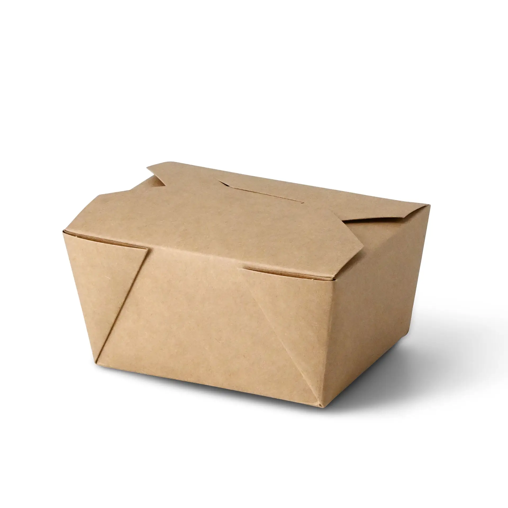 Boîtes à emporter (plastifiées) 600 ml, marron