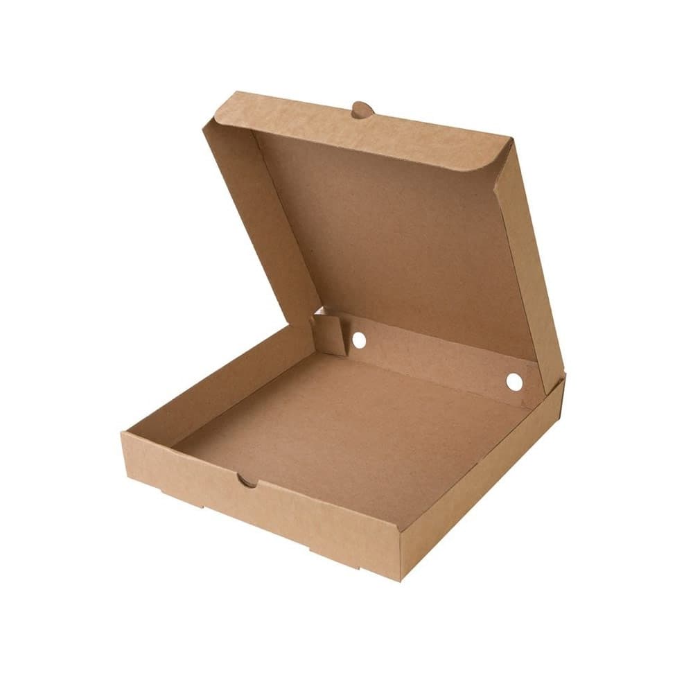 Boite à pizza en carton kraft , 25 cm, 100 pcs.