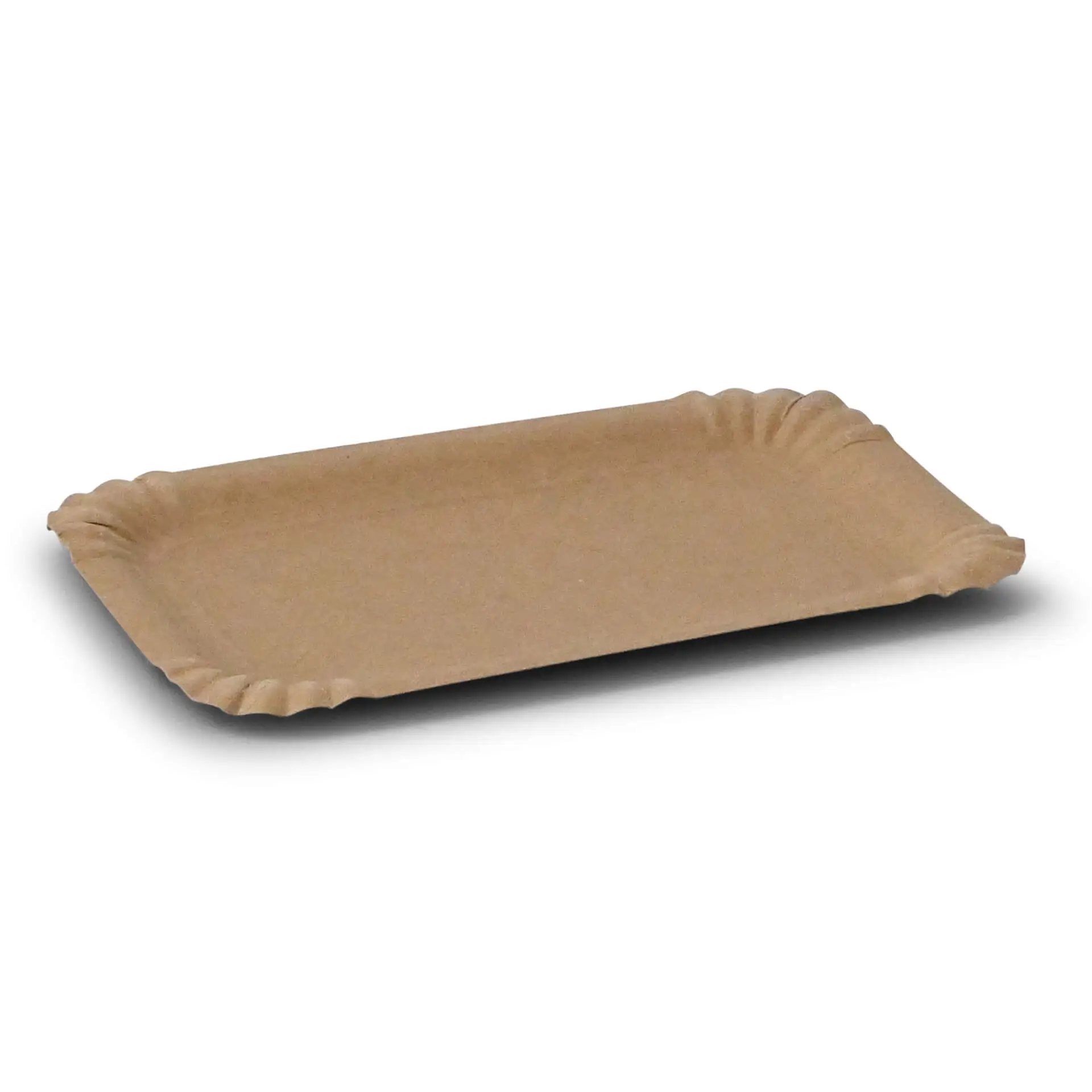 Assiettes en carton 13 x 20 cm, brun, rectangular dtw060121-pappteller-13-x-20-cm-braun-rechteckig-2