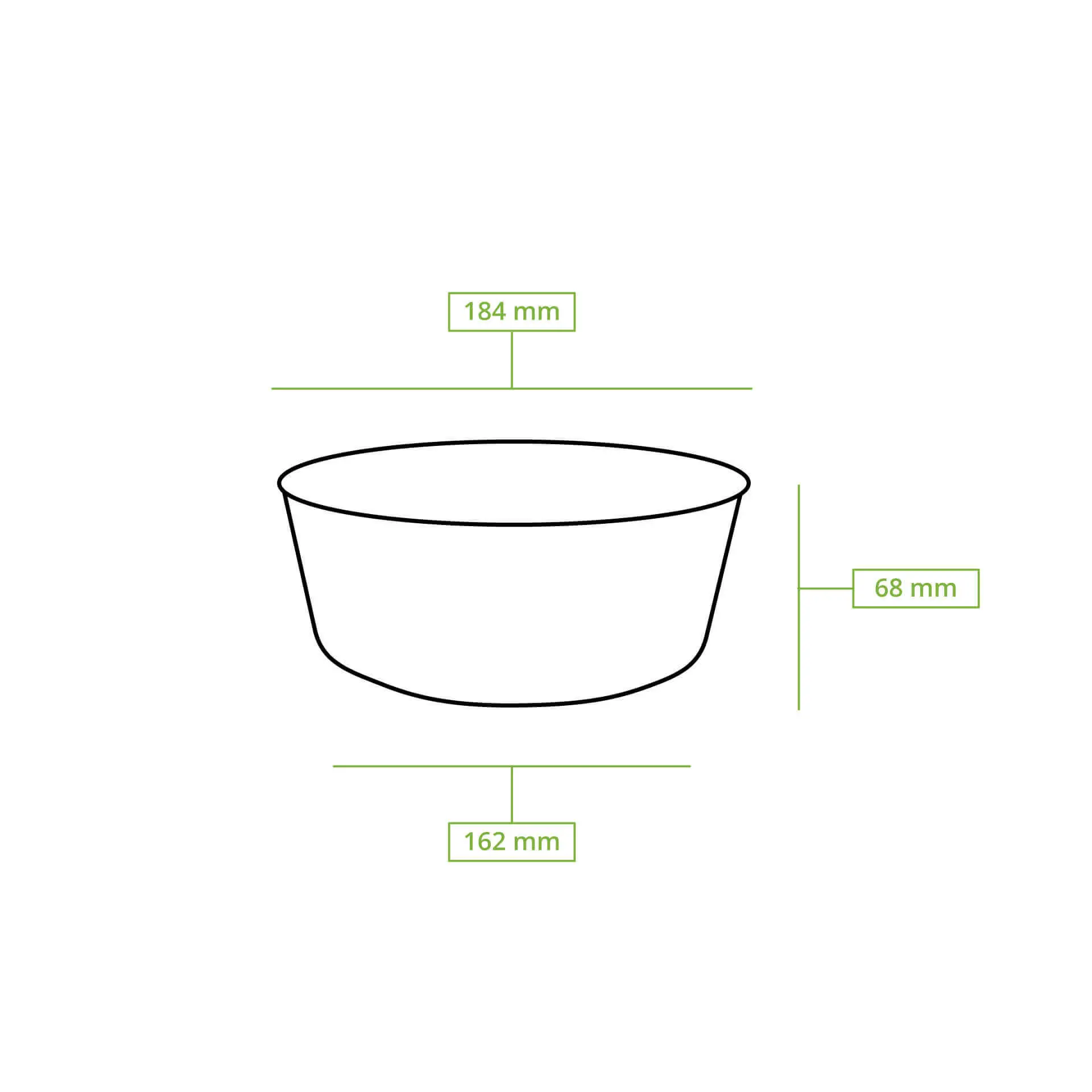 Bol réutilisable "merways Bowl" 1000 ml, Ø 185 mm, cajou / blanc crème dfc00803-mehrweg-schalen-merways-bowl-1000-ml-185-mm-cashew-creme-weiss-8