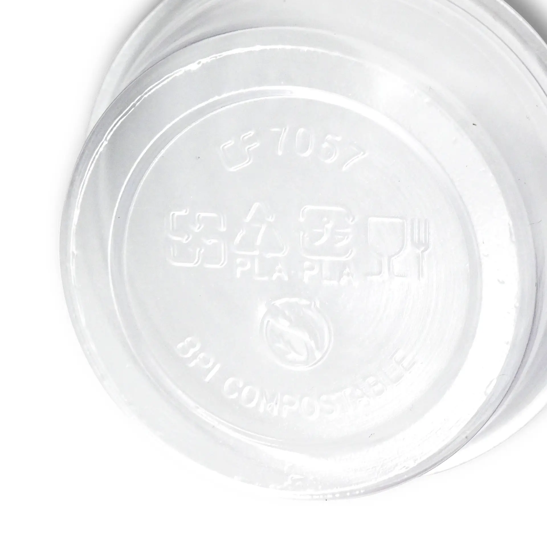 Pot à portions en PLA 60 ml, Ø 70 mm
