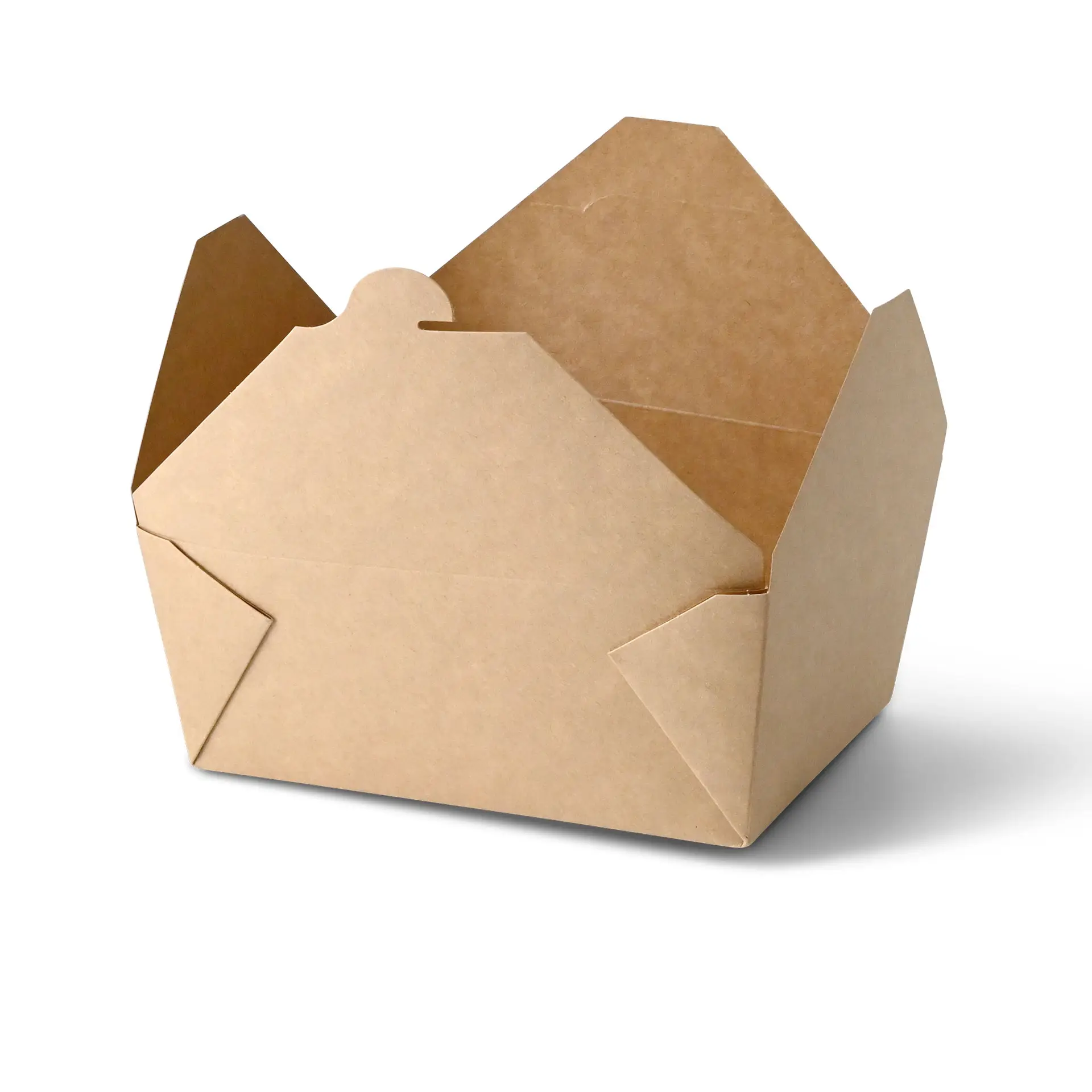 Boîtes à emporter (plastifiées) 2500 ml, marron