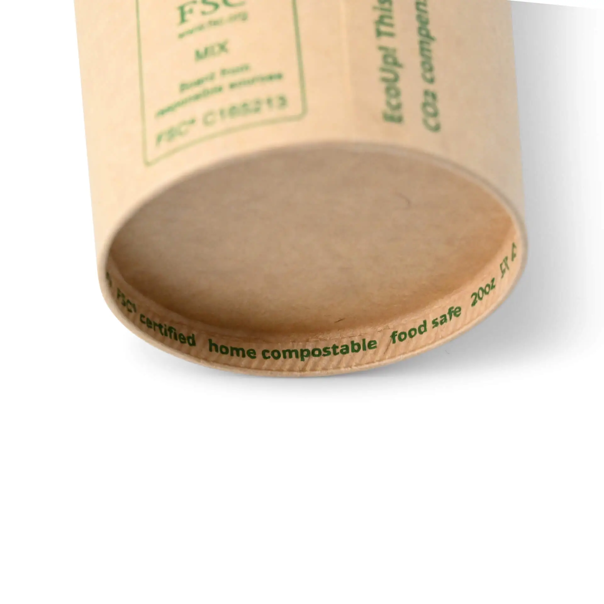 Gobelet en carton brun 50 cl / 20 oz, Ø 90 mm dhd04550-pappbecher-500-ml-20-oz-90-mm-braun-5