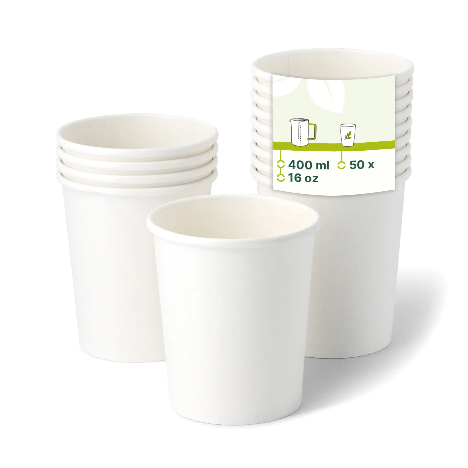 Pot à glace en carton XXL, 16 oz, Ø 92 mm, blanc Pot à glace en carton XXL, 16 oz, Ø 92 mm, blanc