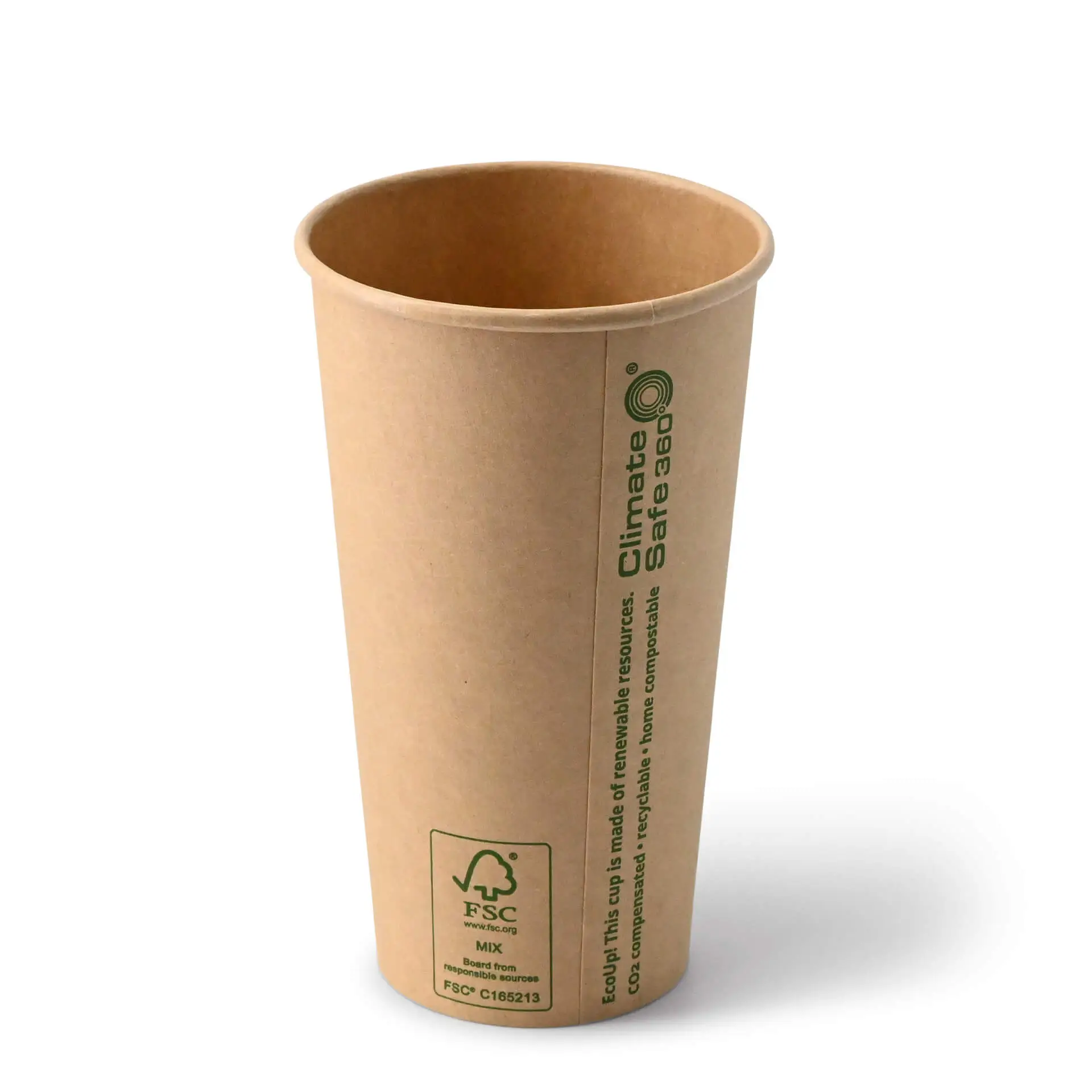 Gobelet en carton brun 50 cl / 20 oz, Ø 90 mm dhd04550-pappbecher-500-ml-20-oz-90-mm-braun-2
