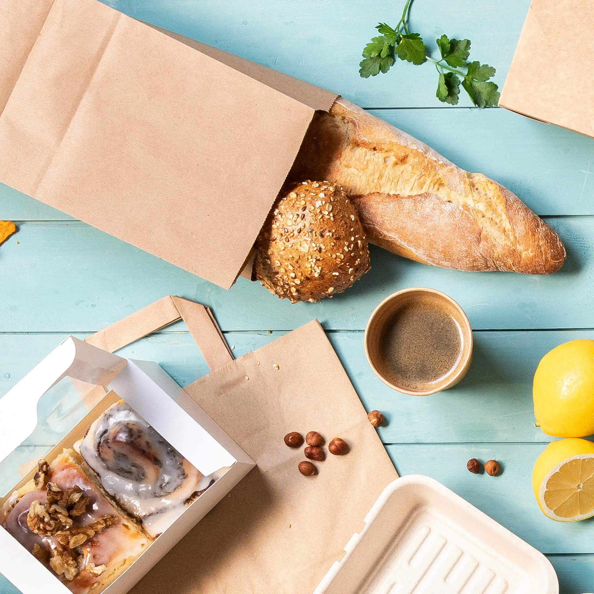 Sac SOS kraft brun XL doublé de PP, 20 x 11 x 44,5 cm dre03330-blockbeutel-xl-20-x-11-x-445-cm-pp-folie-braun-kraftpapier-6