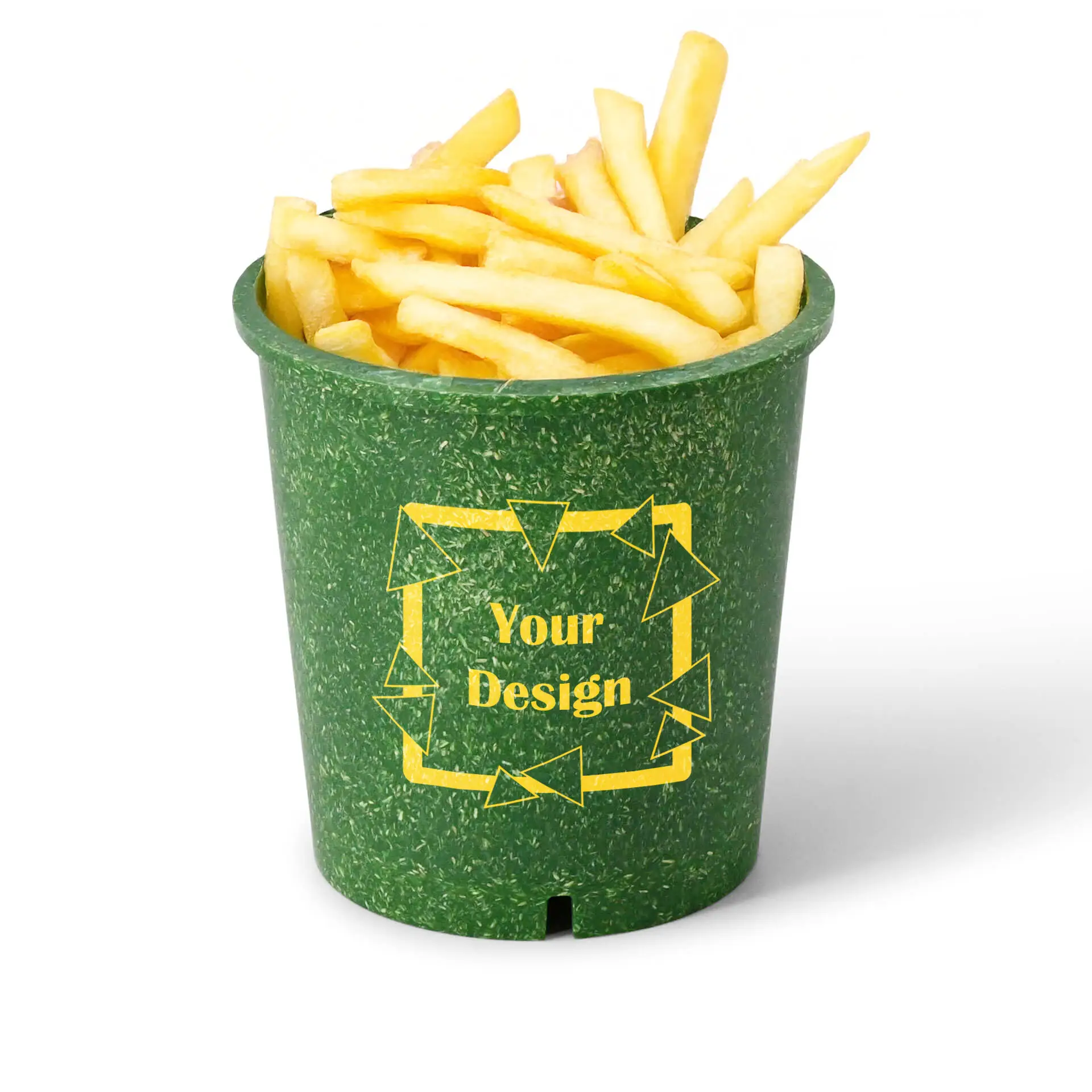 Pots à soupe réutilisable "merways Cup" épinard / vert foncé 400 ml, Ø 95 mm, personnalisable