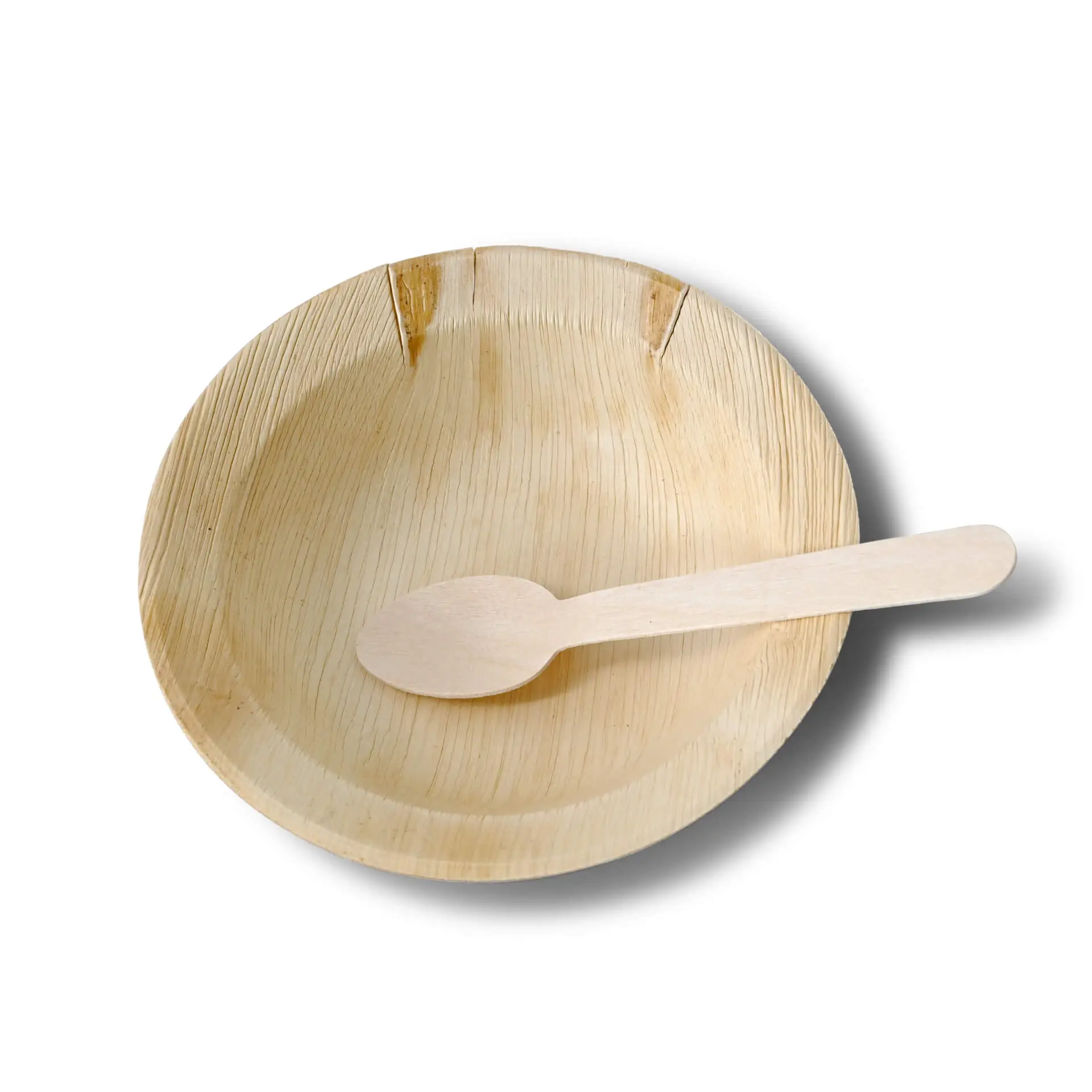 Assiette en feuille de palmier "Palmware®" Ø 14 cm, profonde, ronde, avec bord dtw05302-palmblatt-teller-palmware-14-cm-tief-rund-mit-rand-4