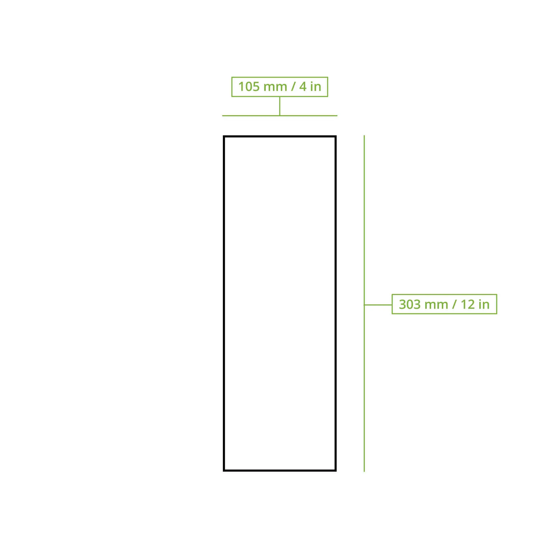 Sachet Wrap 10,5 x 30,5 cm, brun Sachet Wrap 10,5 x 30,5 cm, brun