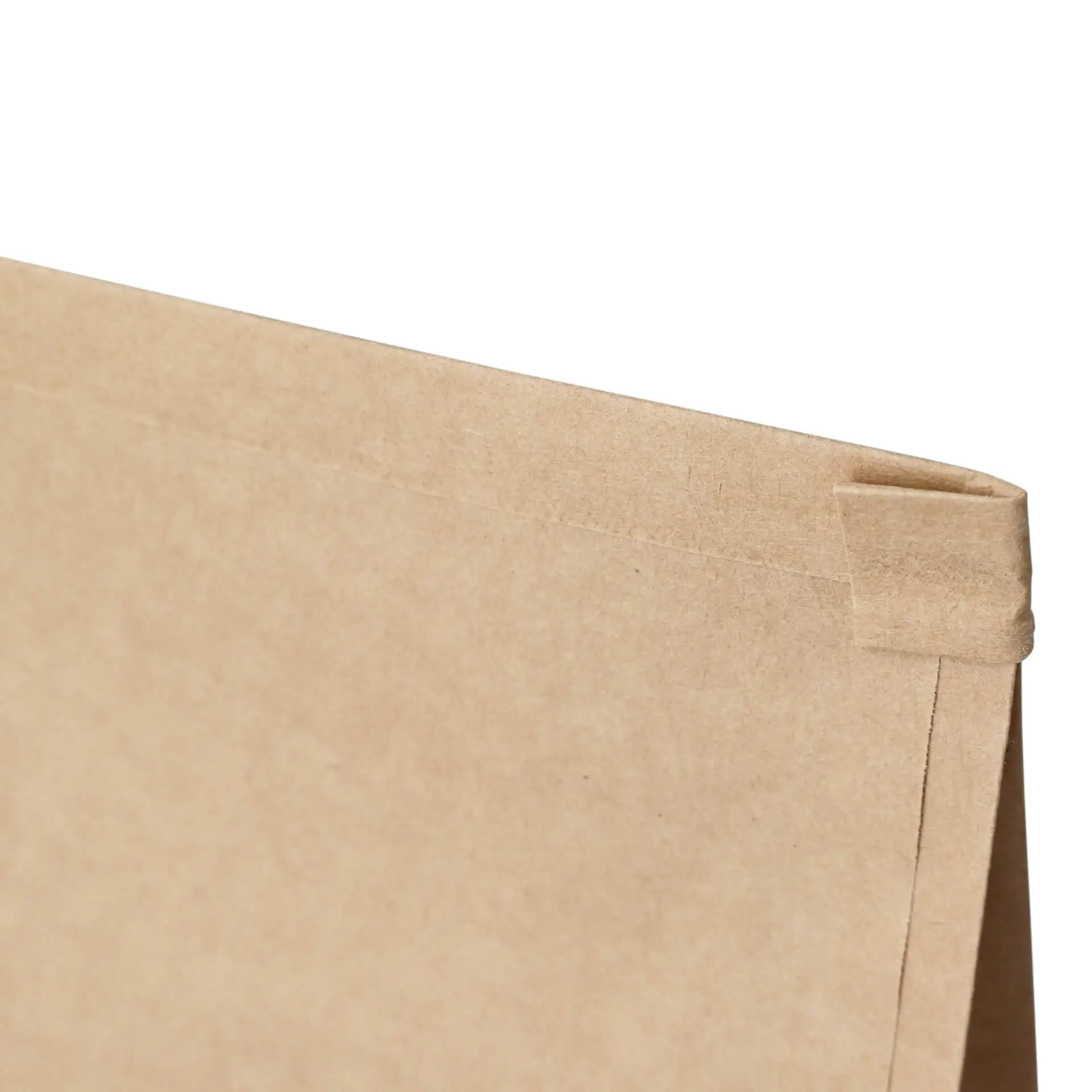 Sac SOS kraft brun M, fenêtre PLA et fermeture, 11,5 x 7,2 x 24,6 cm dre02780-blockbeutel-m-fenster-m-115-x-72-x-246-cm-pla-folie-braun-clipband-kraftpapier-3