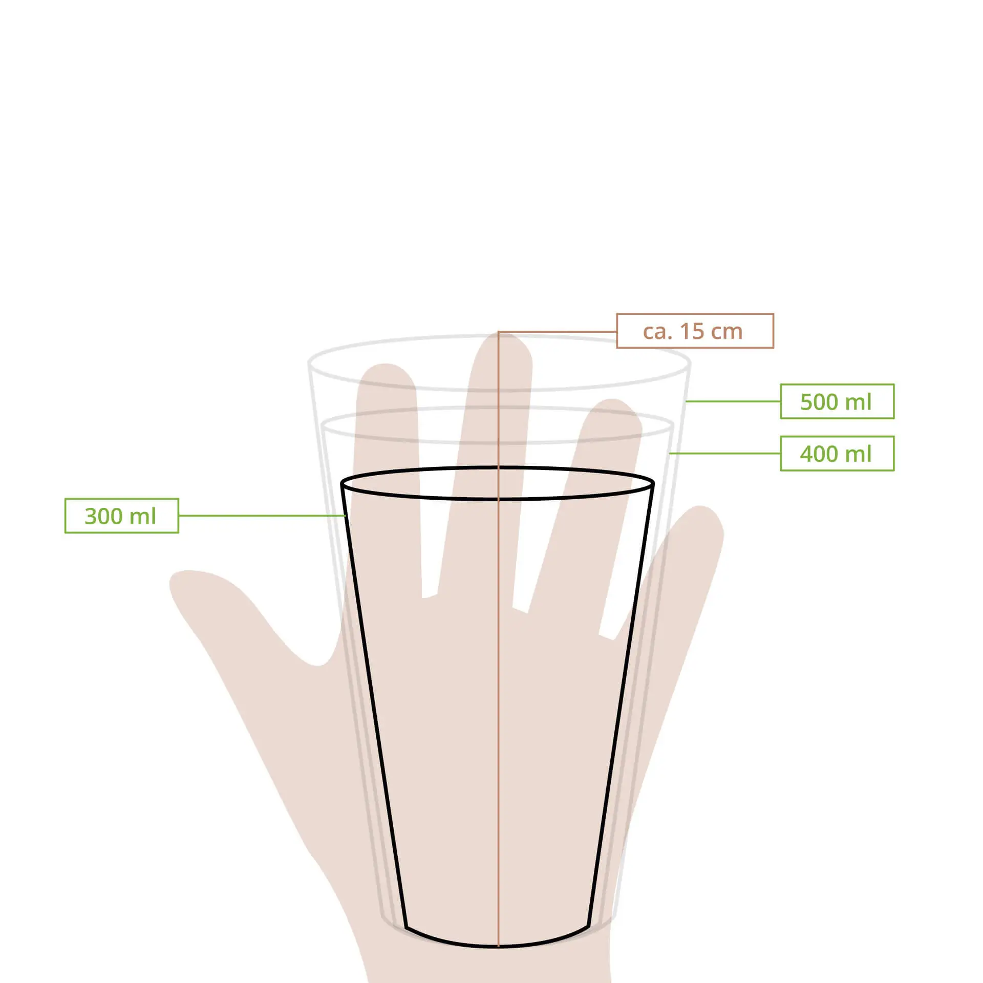Gobelet réutilisable, plastique transparent 30 cl, Ø 77mm, PP dcd00821-mehrwegbecher-300-ml-77-mm-pp-transparent-5