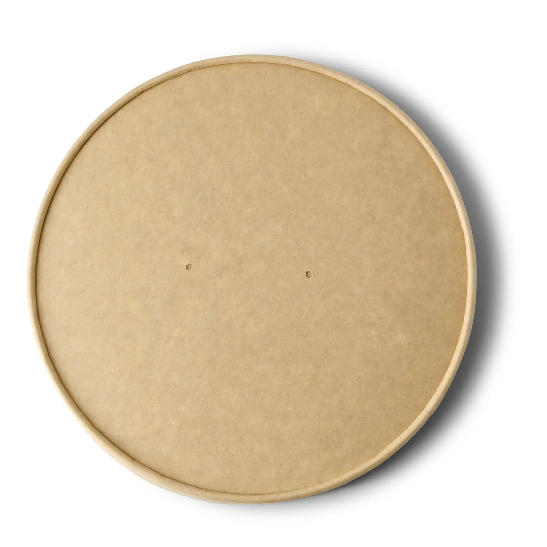 Couvercle à membrane en carton (revêtement biologique) Ø 185 mm, marron