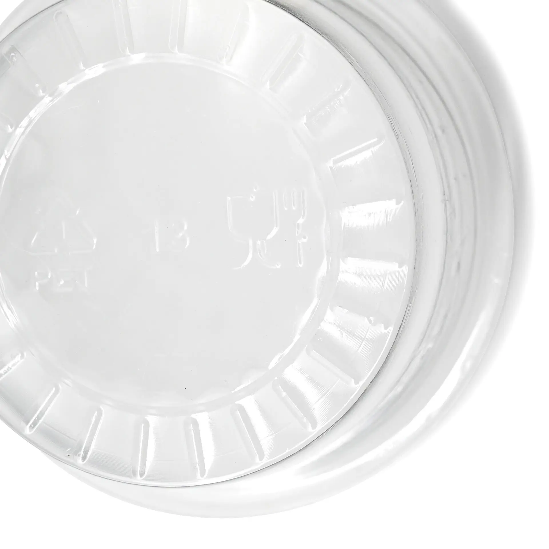 Pot à portions en rPET 100 ml, Ø 75 mm, transparent