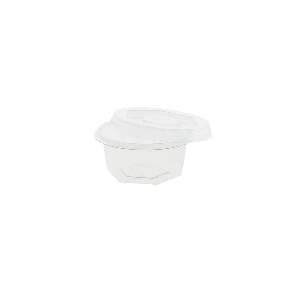 rPET-Portionsbecher 50 ml, Ø 65 mm, transparent